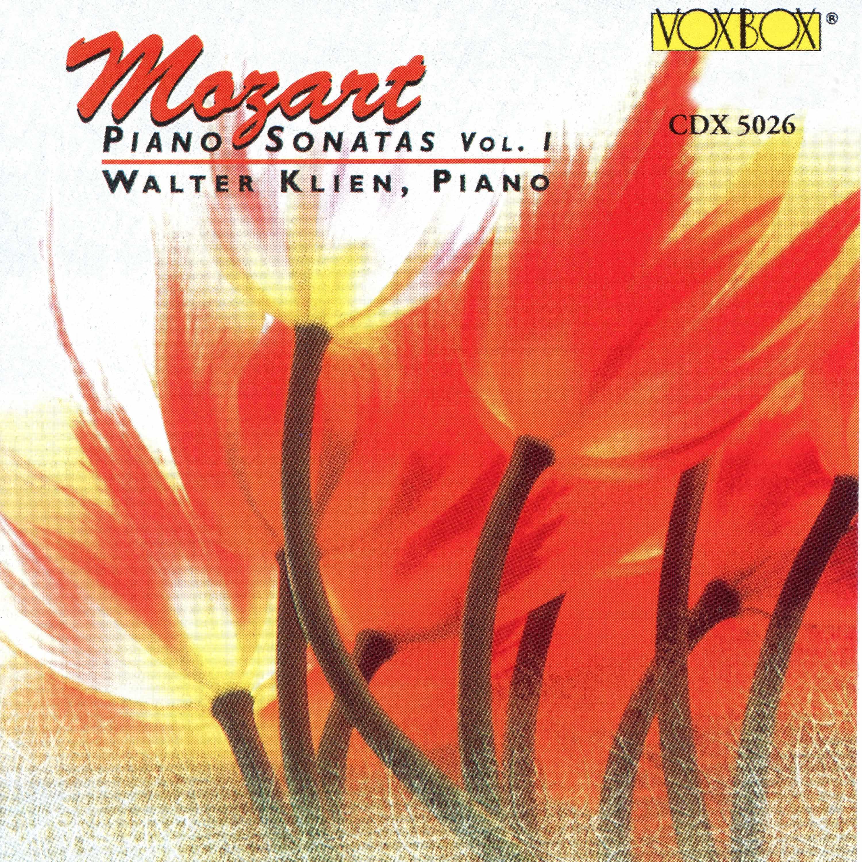 Mozart: Piano Sonatas, Vol. 1