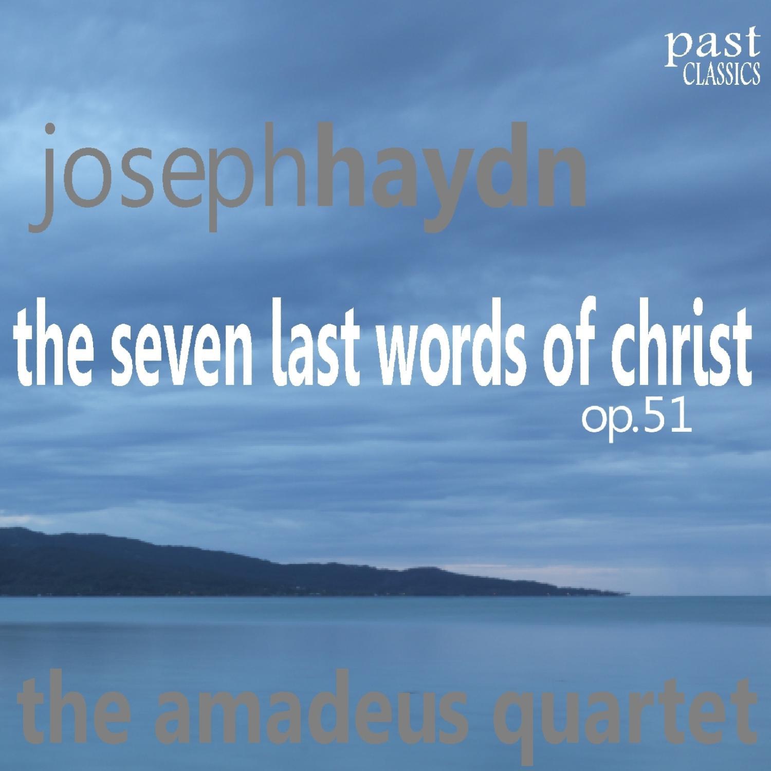 The Seven Last Words of Christ, Op. 51: III. Sonata II in C Minor, Grave e cantabile, "Hodie mecum eris in Paradio"