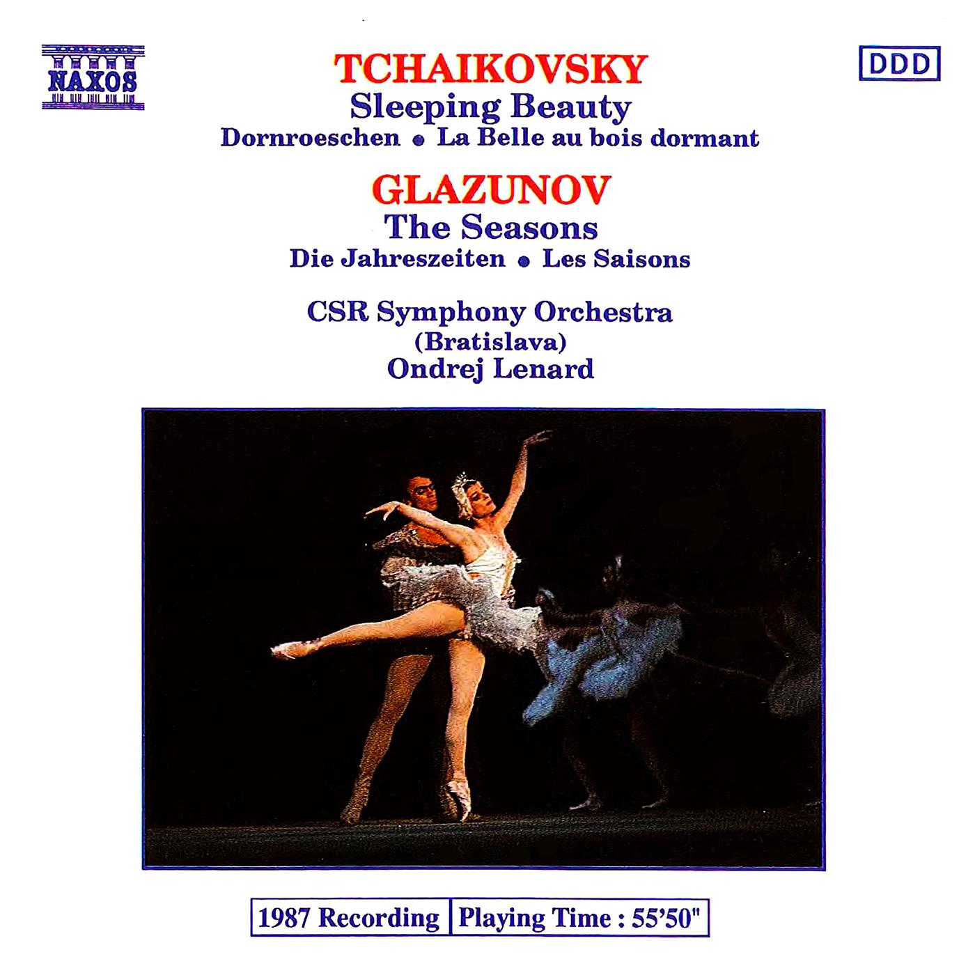 TCHAIKOVSKY: Sleeping Beauty / GLAZUNOV: The  Seasons