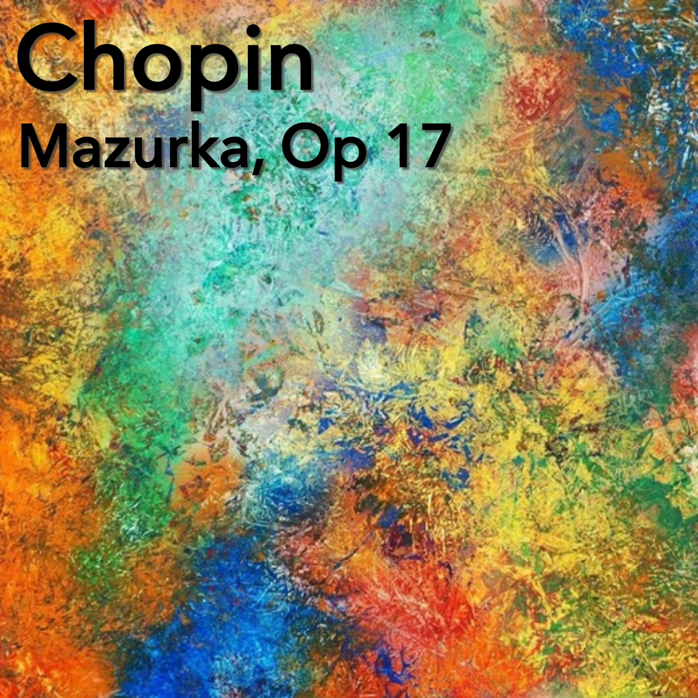 Chopin Mazurka, Op 17, 1