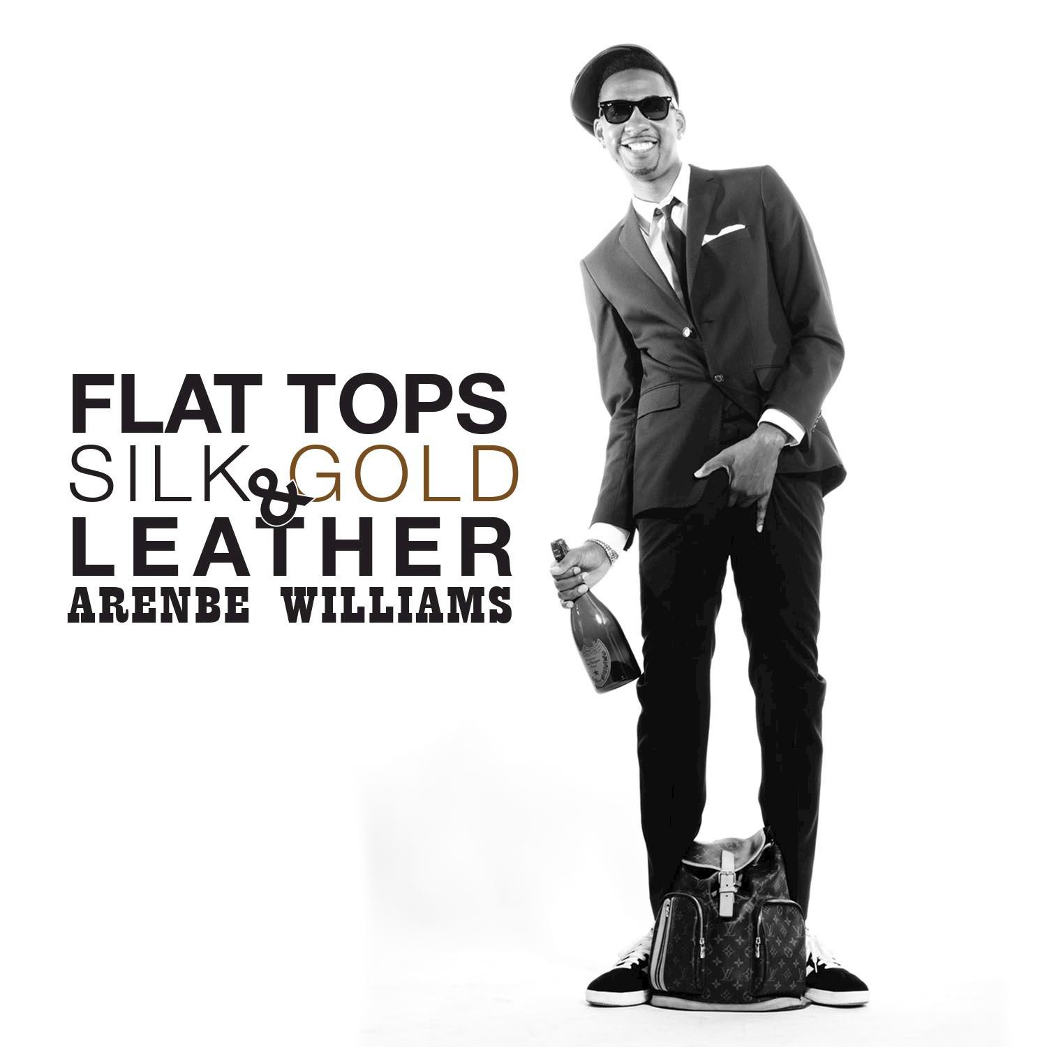 Flat Tops Silk Gold & Leather