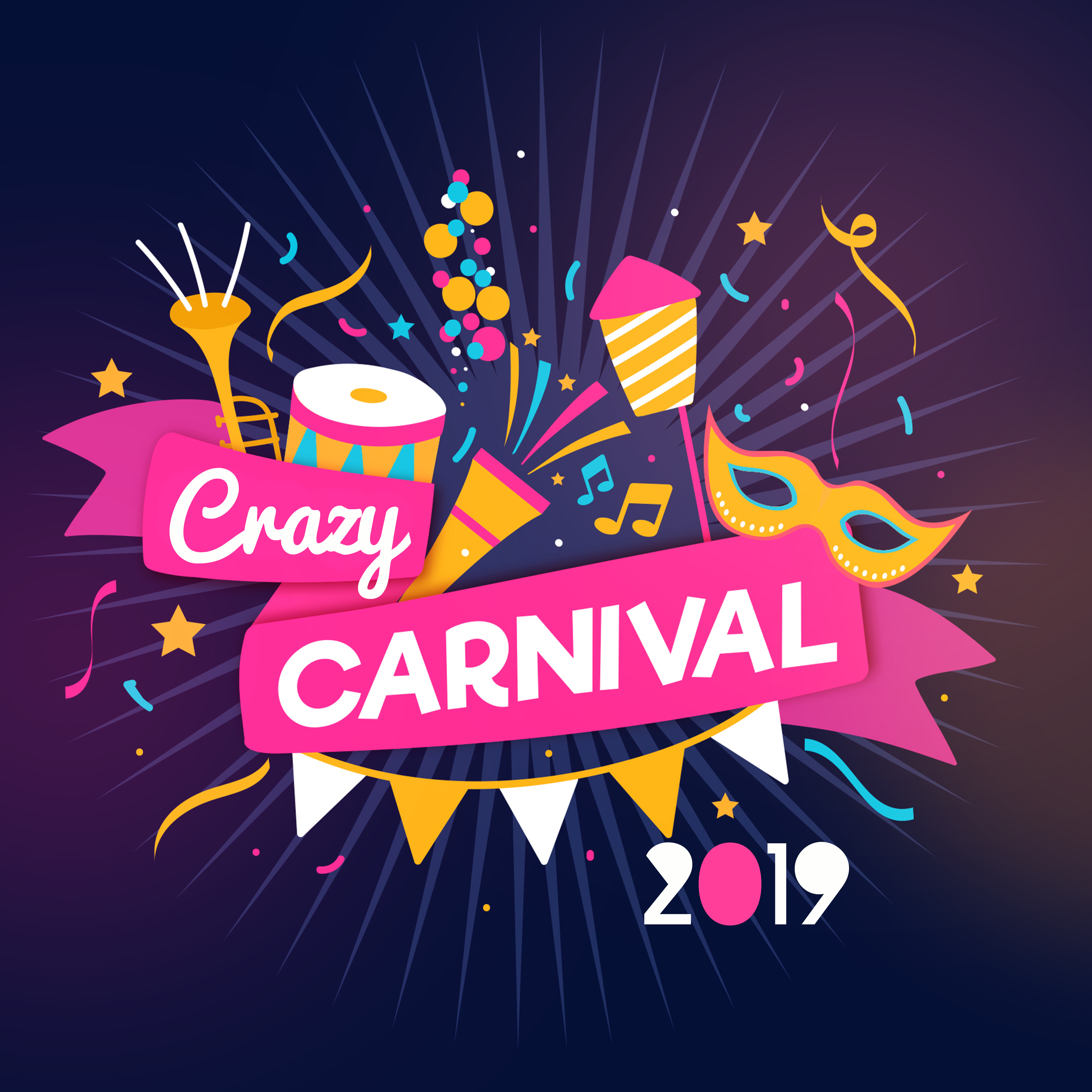 Crazy Carnival 2019  Vibrations, Dance Music, Party Hits, Deep Carnival Beats, Chillout 2019