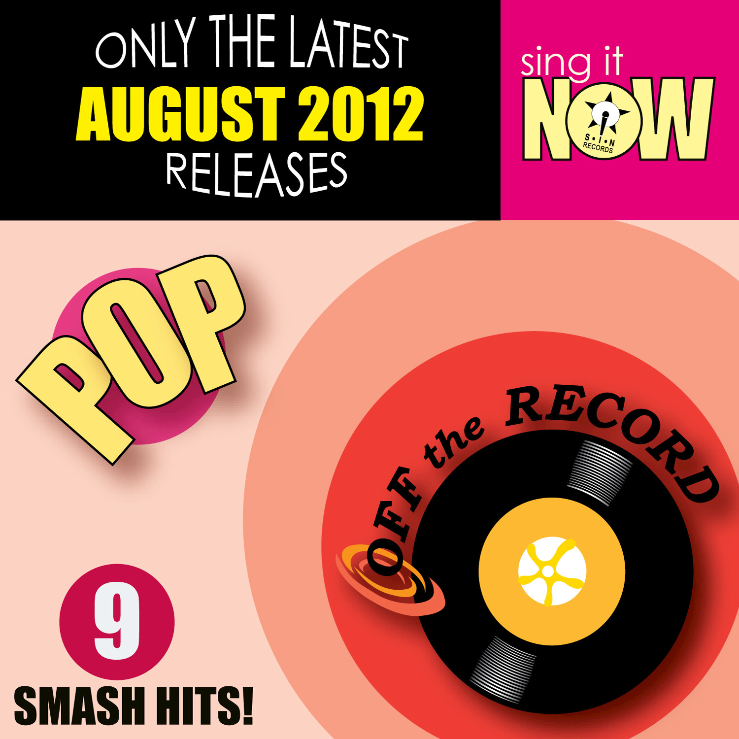 August 2012 Pop Smash Hits