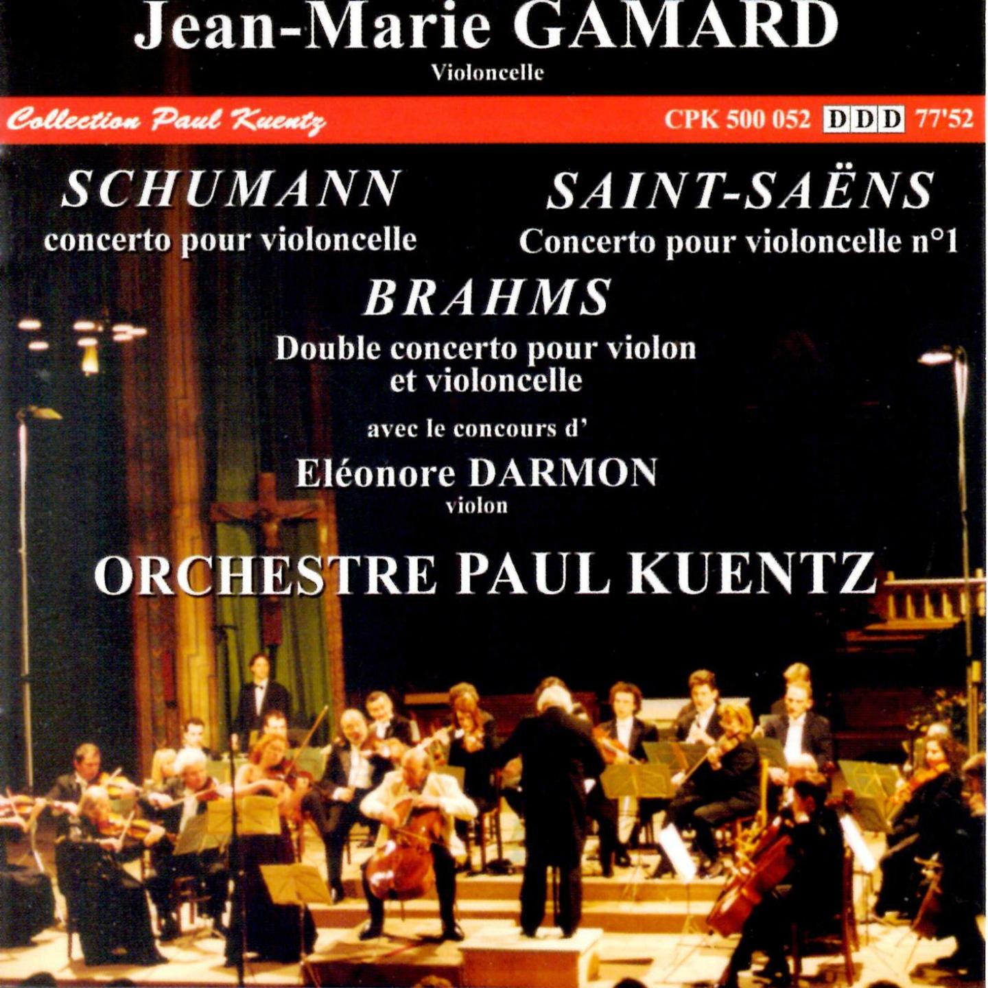 Schumann, SaintSa ns  Brahms: Concerto pour violoncelle, Op. 129