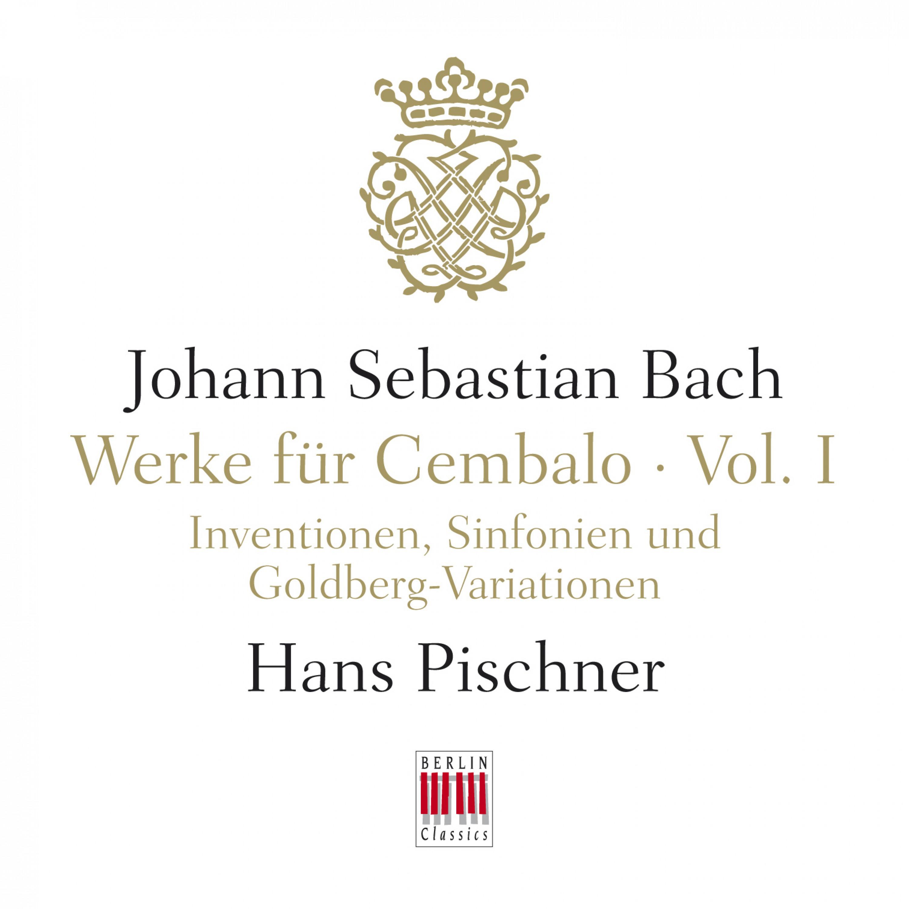J. S. Bach: Werke fü r Cembalo, Vol. I  Inventionen, Sinfonien und GoldbergVariationen
