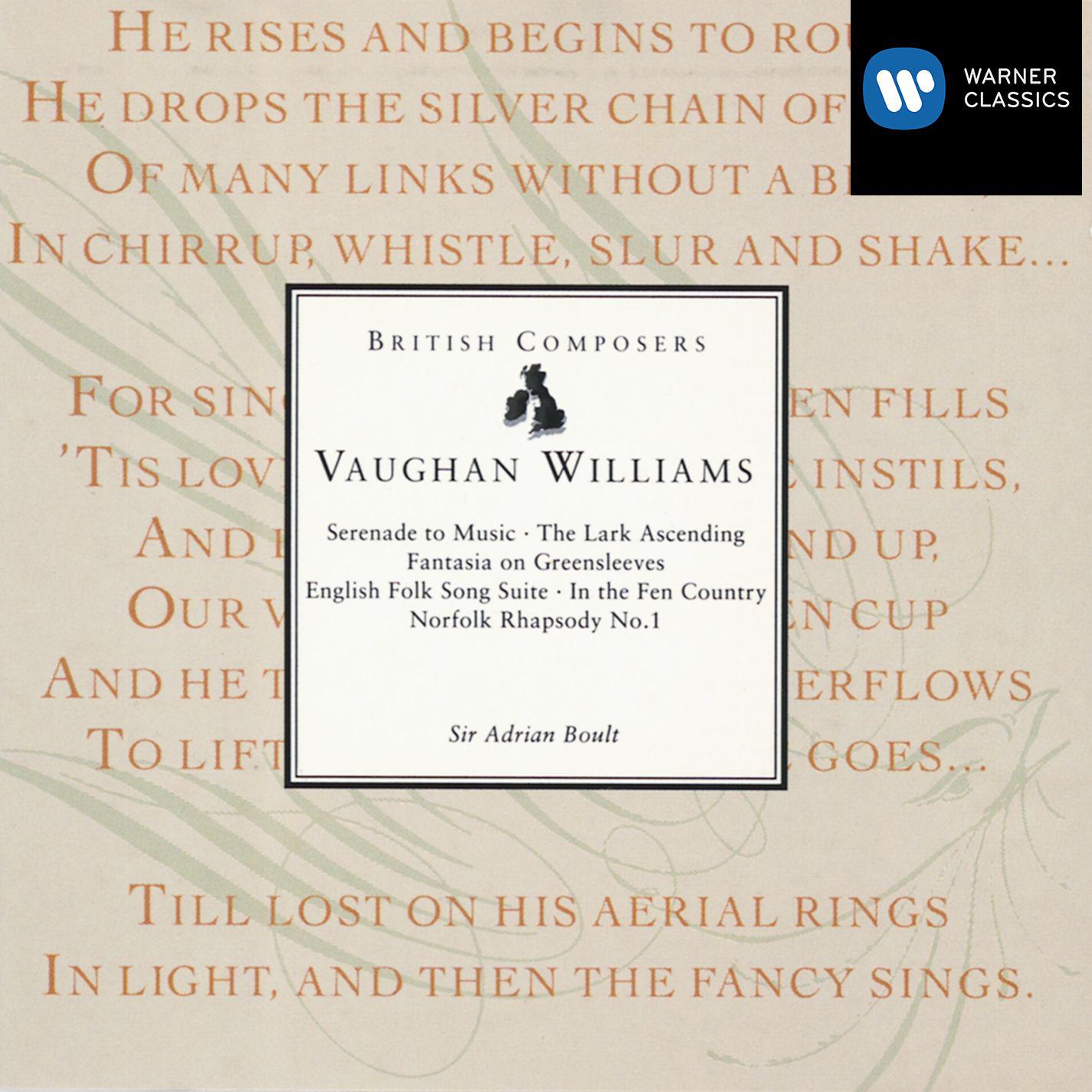 Vaughan Williams: Serenade to Music - The Lark Ascending