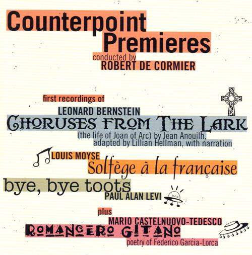 BERNSTEIN, L.: Lark (The) / MOYSE, L.: Solfege a la francaise / LEVI, P.A.: Bye, Bye Toots / CASTELNUOVO-TEDESCO, M.: Romancero Gitano (Counterpoint)