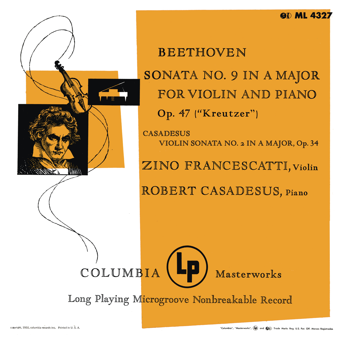 Sonata No. 2 in A Major for Violin and Piano, Op. 34:III. Adagio