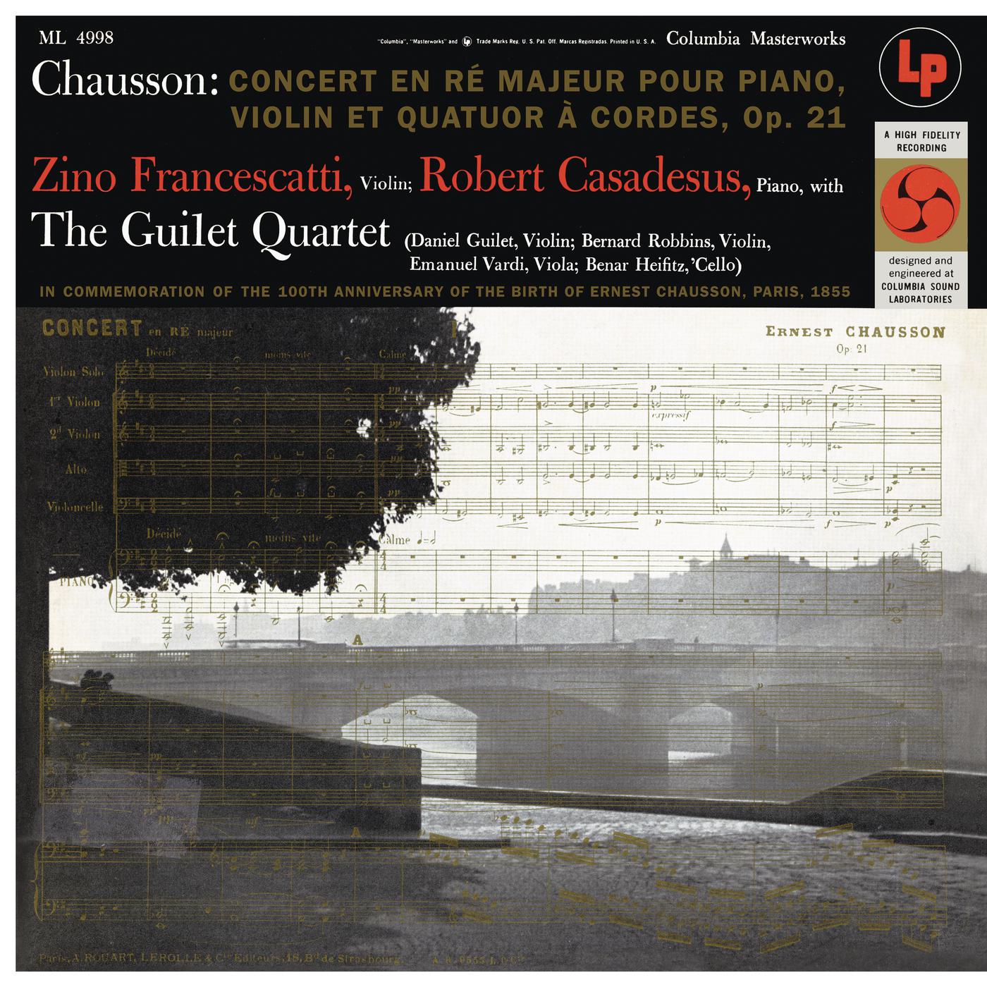Concerto for Violin, Piano and String Quartet in D Major, Op. 21:III. Grave