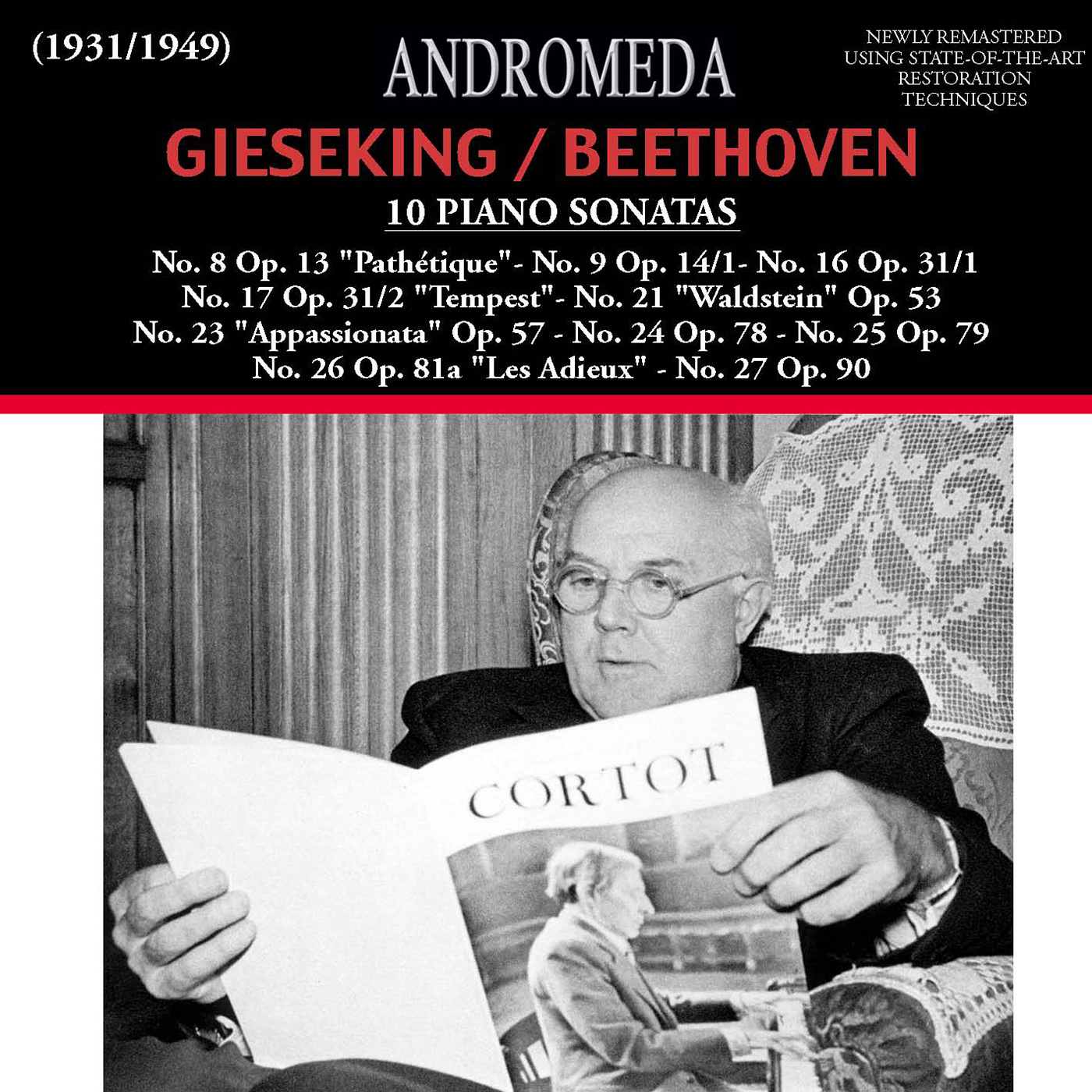 BEETHOVEN, L. van: Piano Sonatas Nos. 8-9, 16-17, 21, 23-27 (Gieseking) (1931-1949)