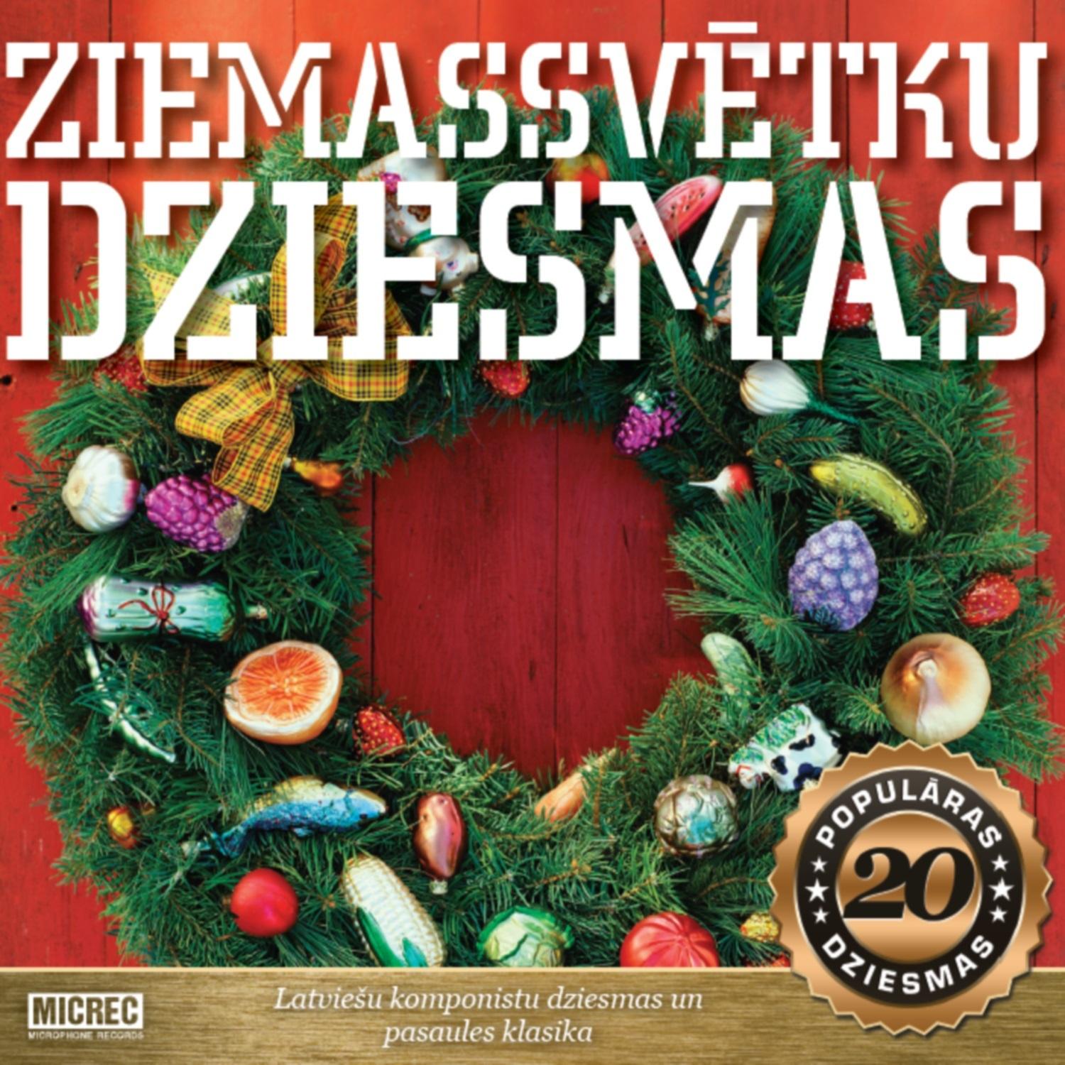 20 popula ras Ziemassve tku dziesmas