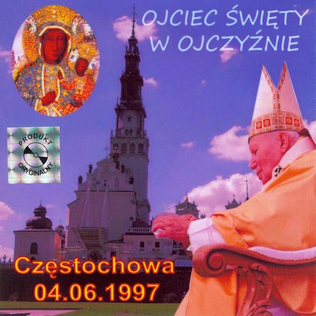 Powitanie Ojca Swietego Jana Pawla II przez Ksiedza Arcybiskupa Metropolity Czestochowskiego Stanislawa Nowaka