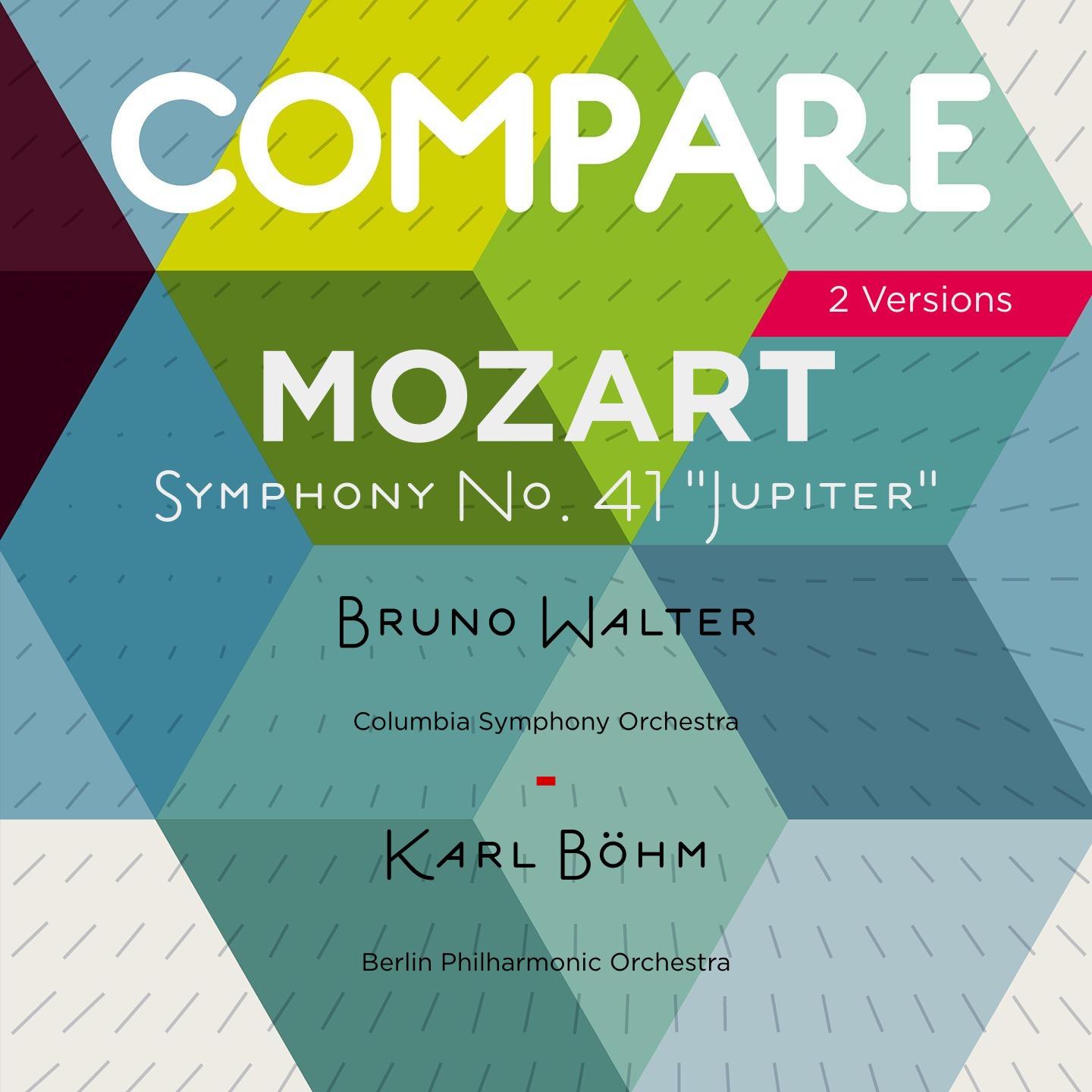 Mozart: Symphony No. 41 " Jupiter", Bruno Walter vs. Karl B hm Compare 2 Versions