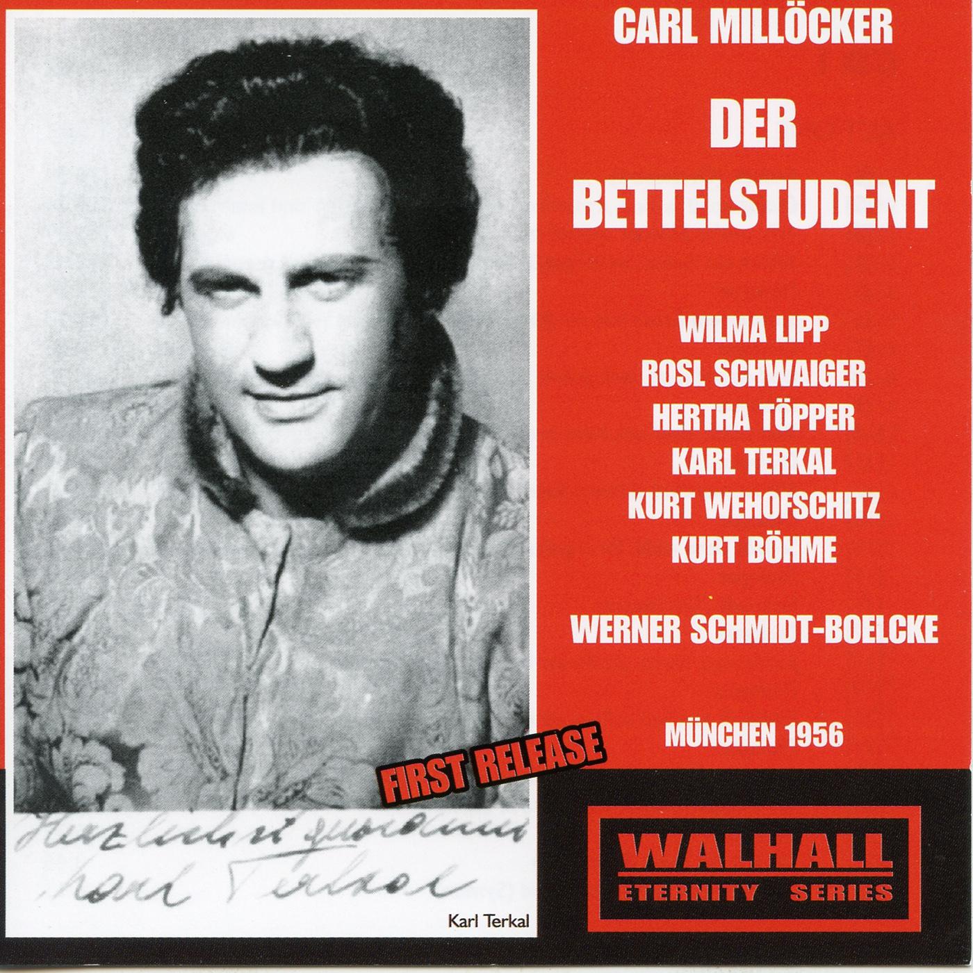 MILL CKER, C.: Bettelstudent Der Operetta Lipp, Schwaiger, T pper, Terkal, Wehofschitz, B hme, SchmidtBoelcke 1956