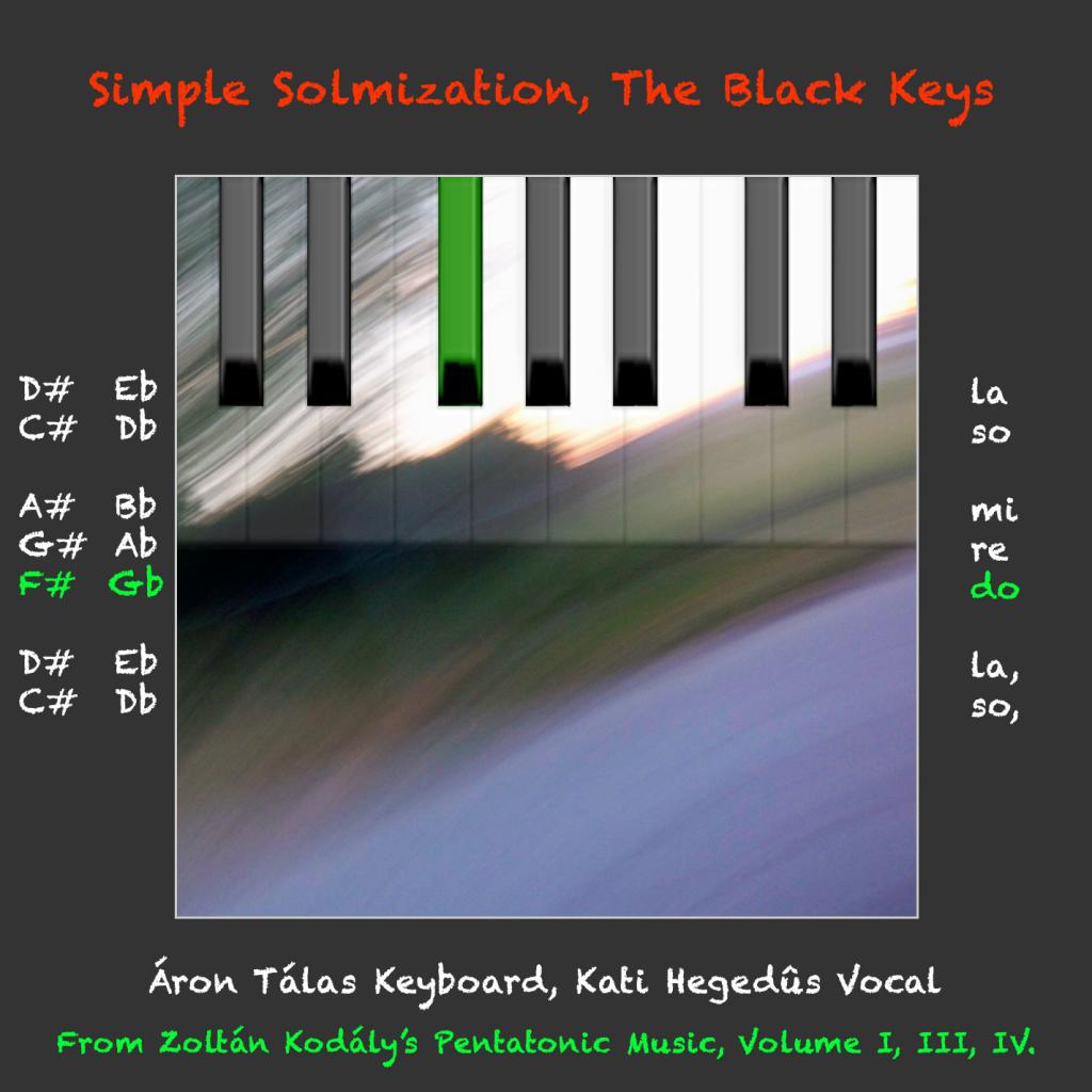 Simple Solmization, The Black Keys  From Koda ly' s Pentatonic Music Volume I, III, IV.