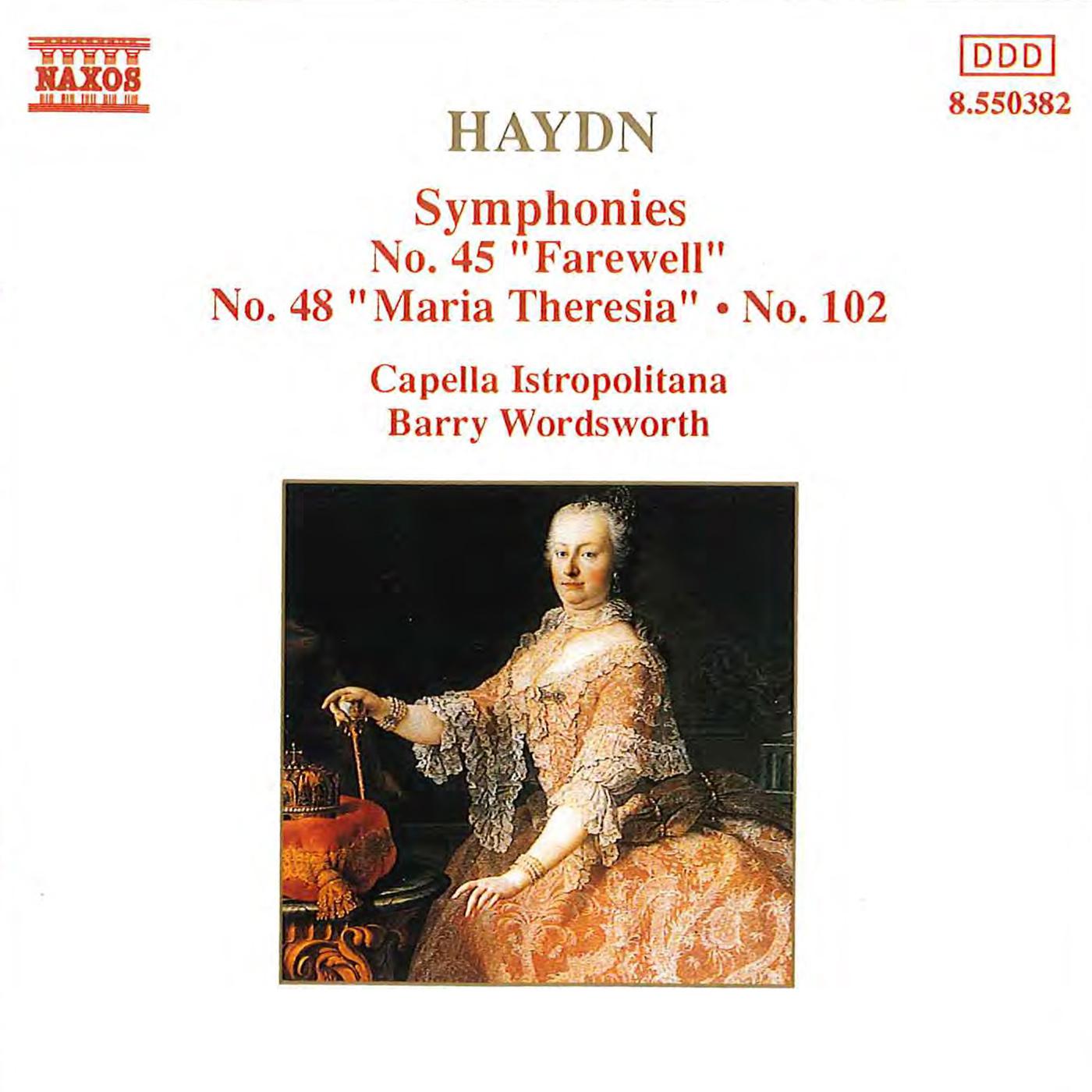 Symphony No. 48 in C Major, Hob.I:48, "Maria Theresa":III. Menuetto: Allegretto