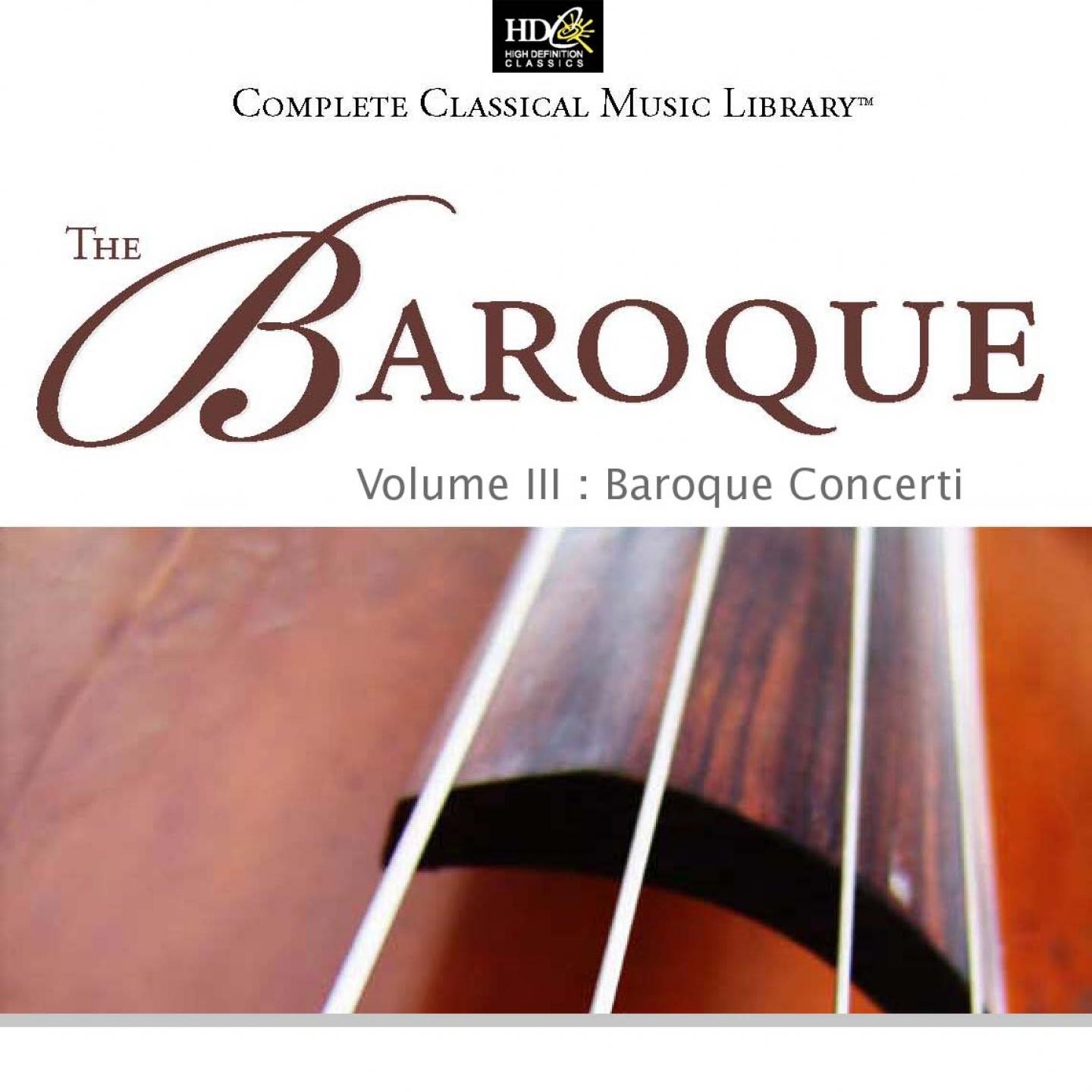 The Baroque: Vol. 3: Baroque Concerti: Bach - Concerti For Keyboards
