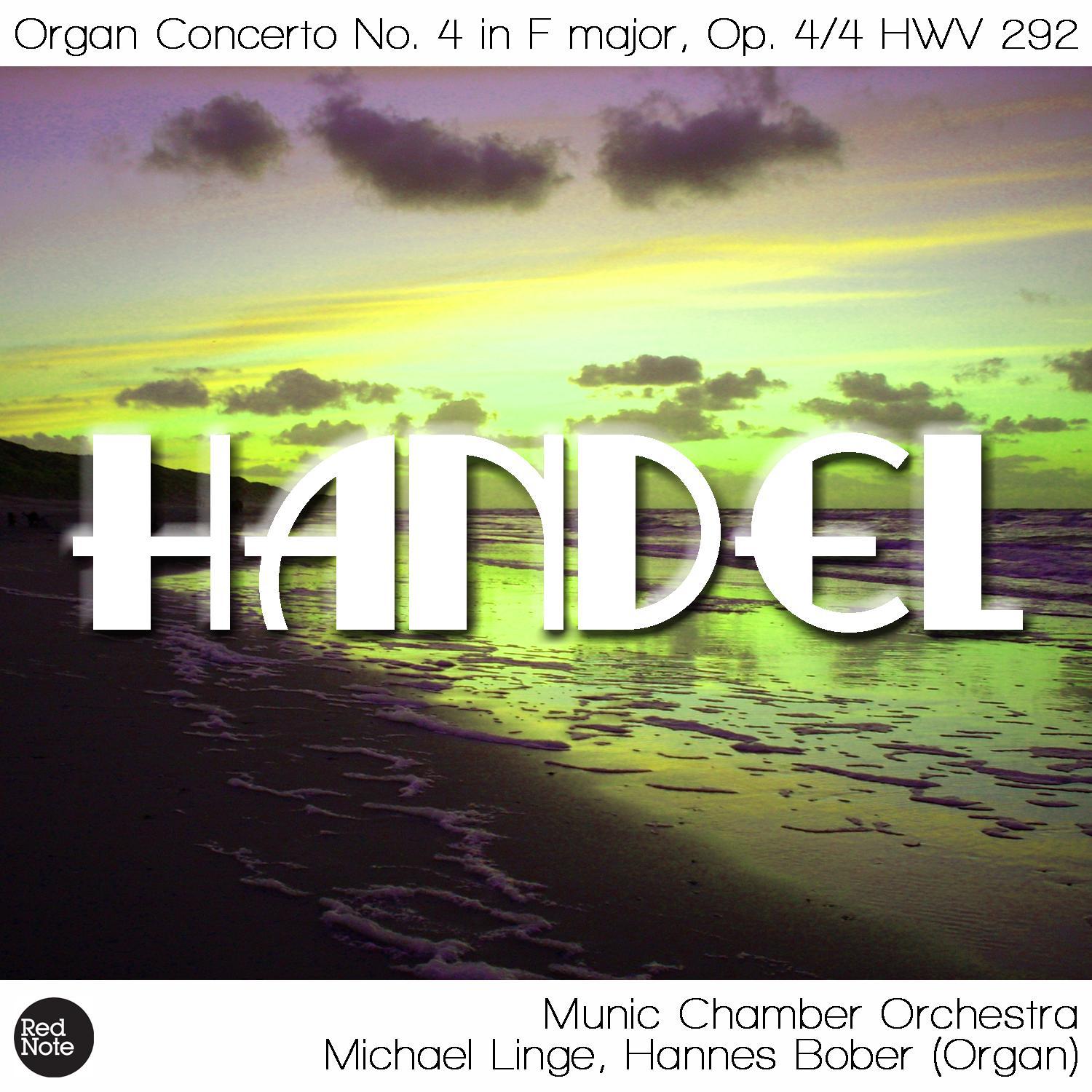 Handel: Organ Concerto No. 4 in F major, Op. 4/4 HWV 292