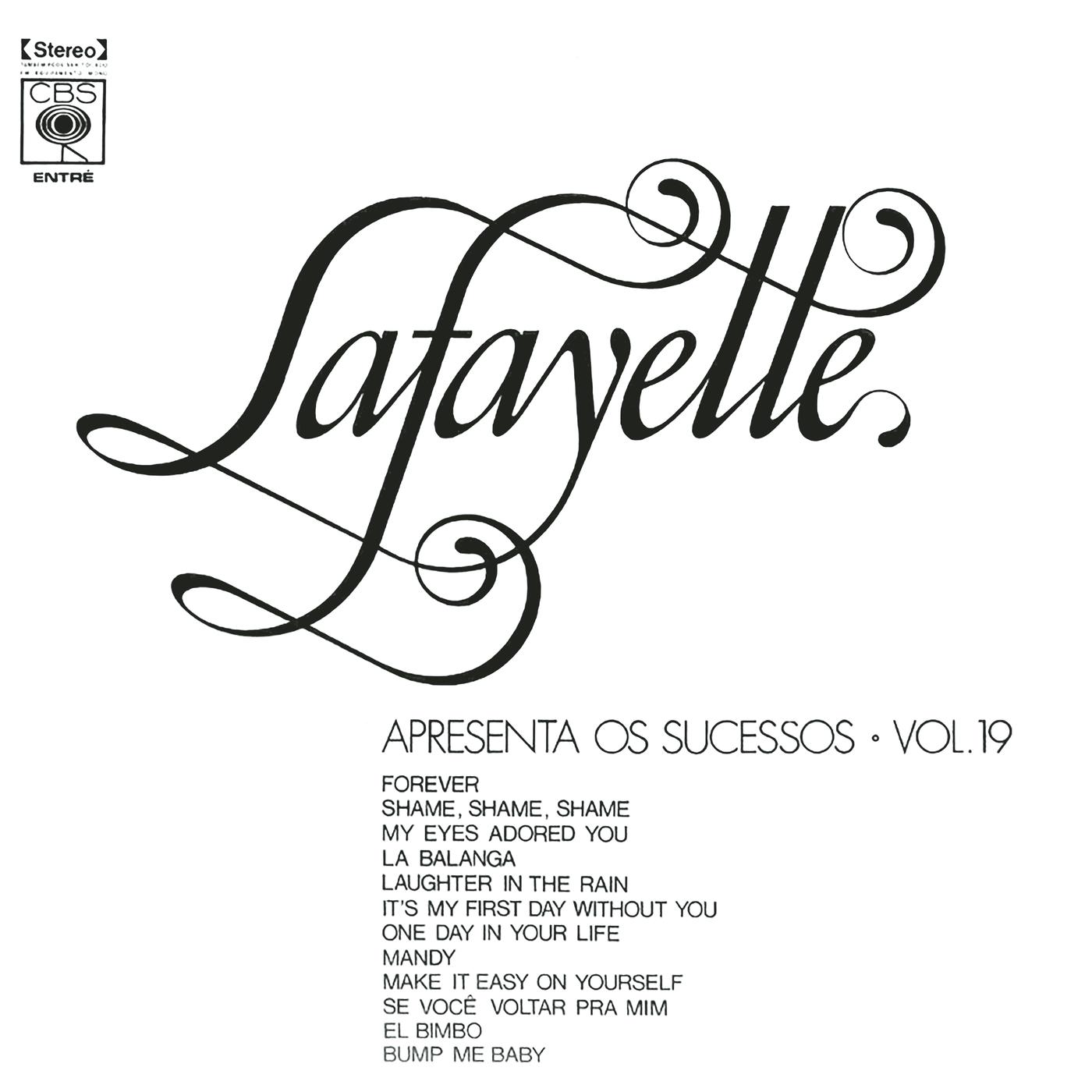 Lafayette Apresenta os Sucessos, Vol. XIX