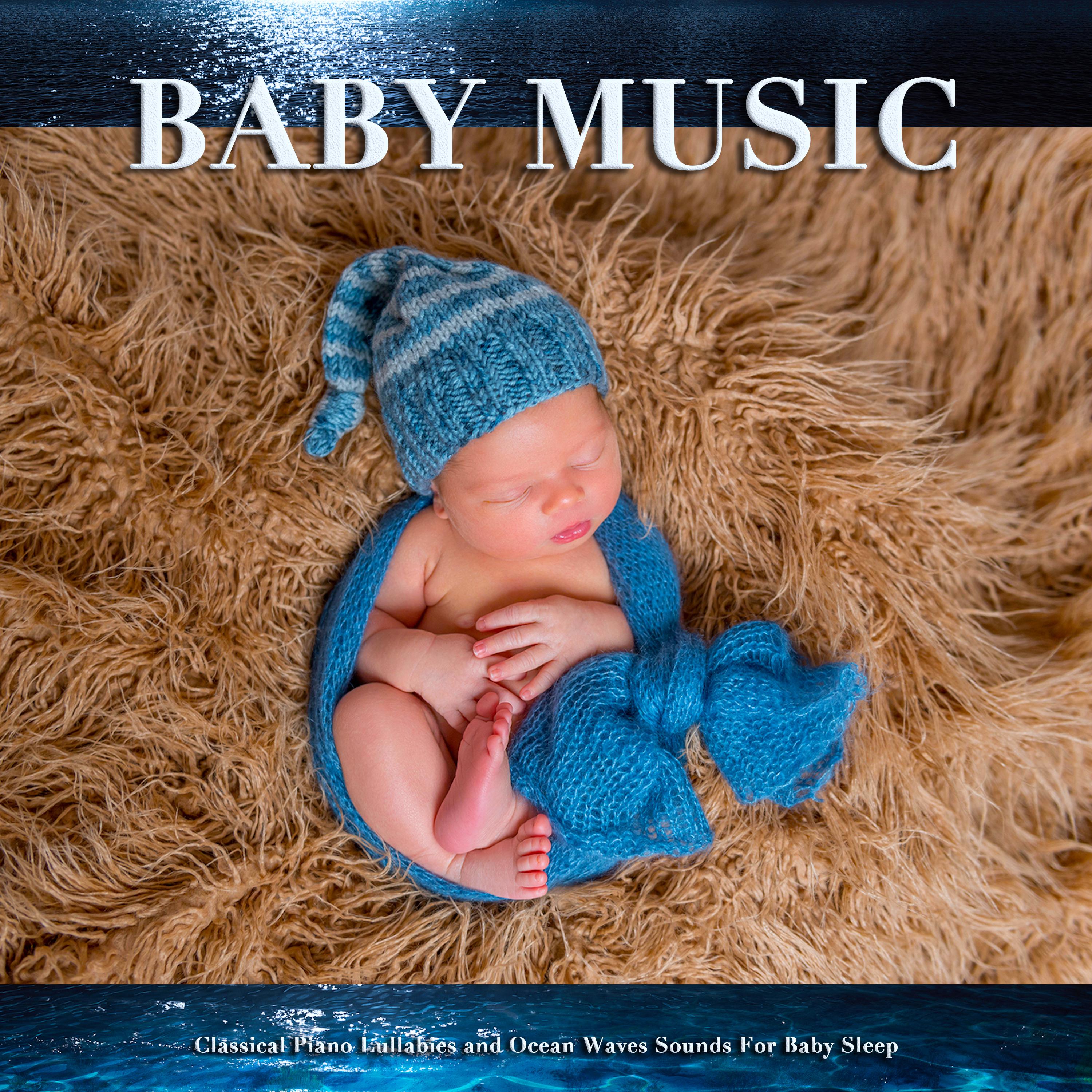 Moonlight Sonata - Beethoven - Classical Baby Music - Ocean Waves Sleep Aid