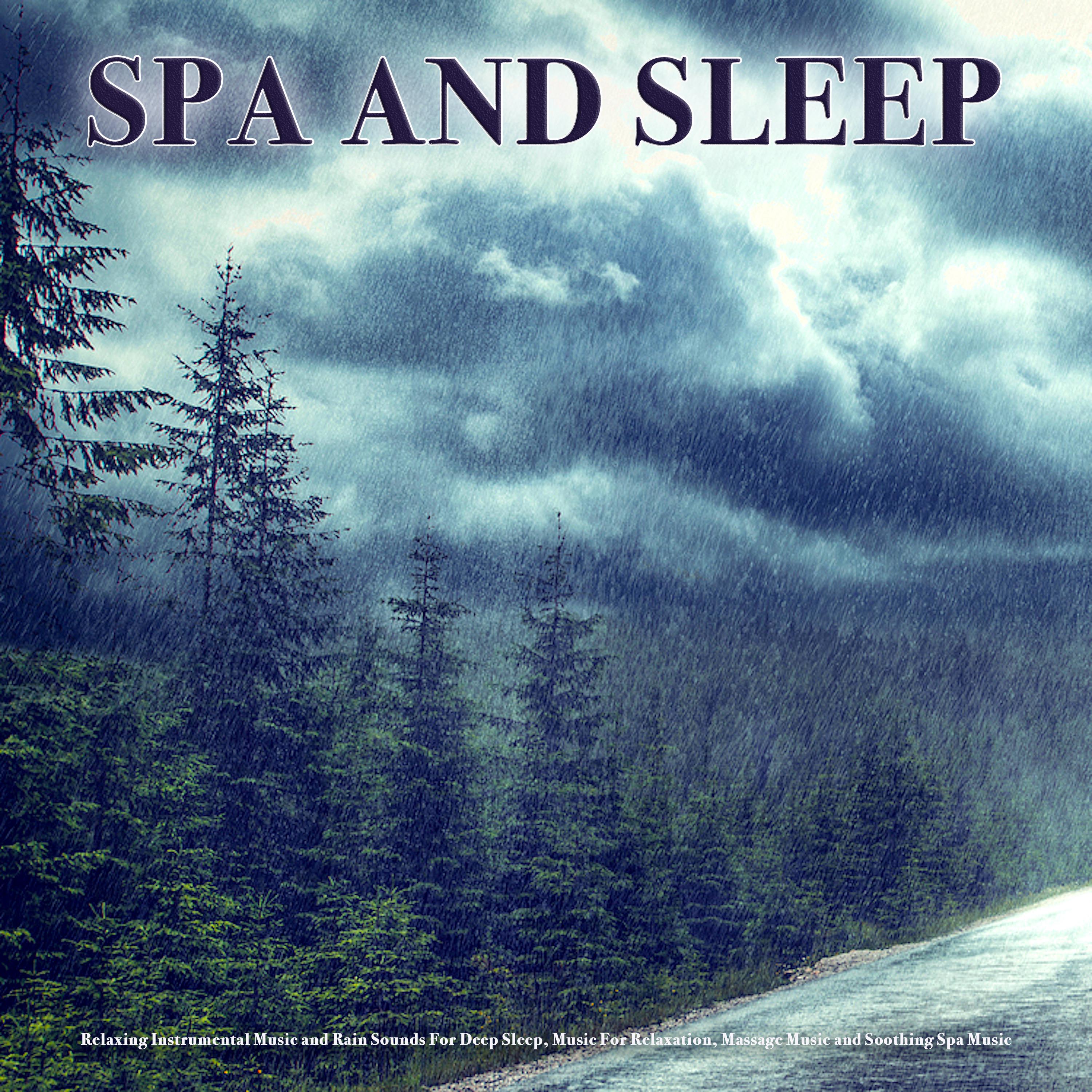 Spa and Sleep: Relaxing Instrumental Music and Rain Sounds For Deep Sleep, Music For Relaxation, Massage Music and Soothing Spa Music