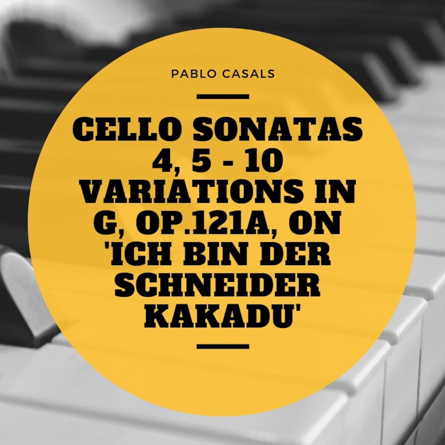 10 Variations In G, Op.121a on 'Ich bin der Schneider Kakadu'