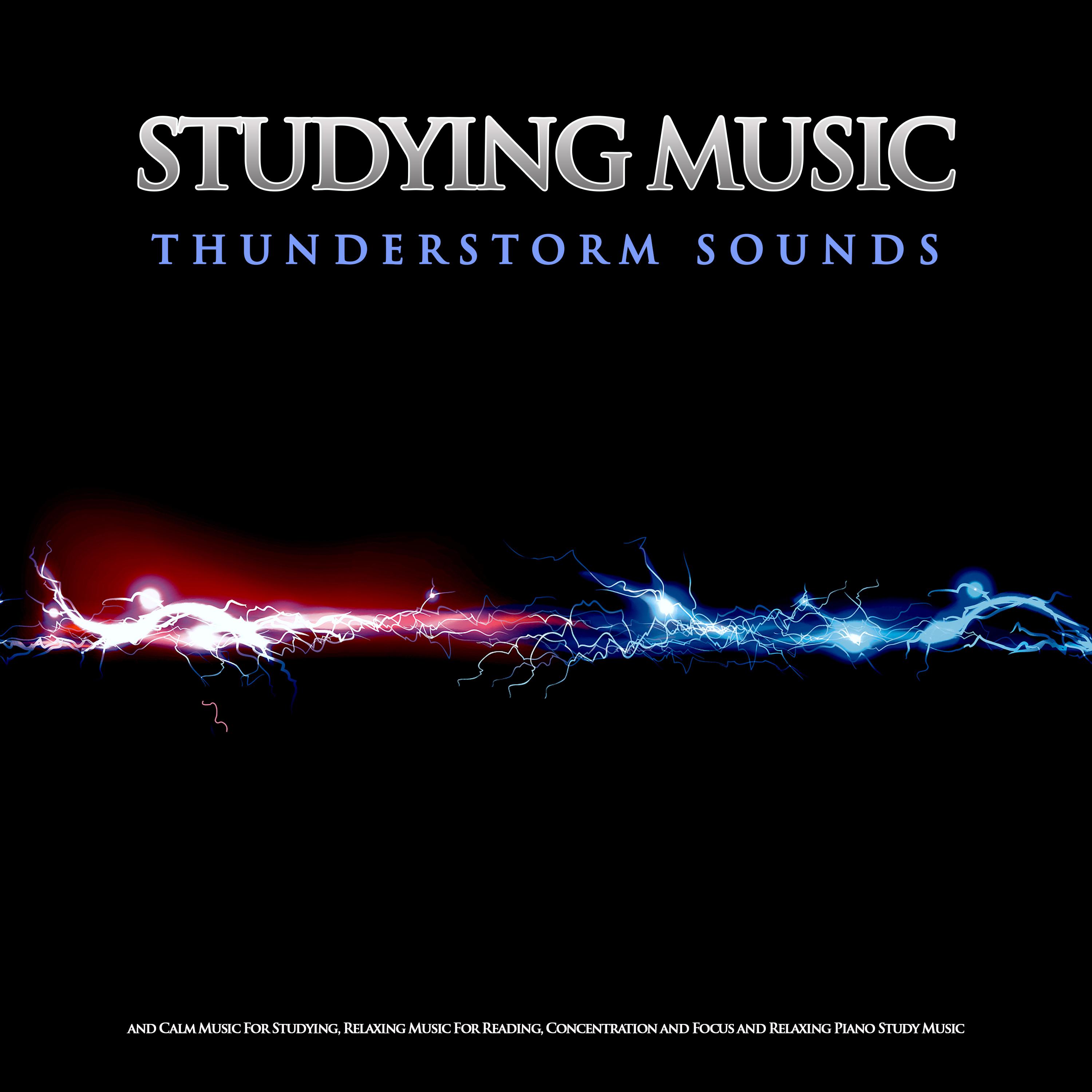 Music For Concentration With Thunderstorm Sounds