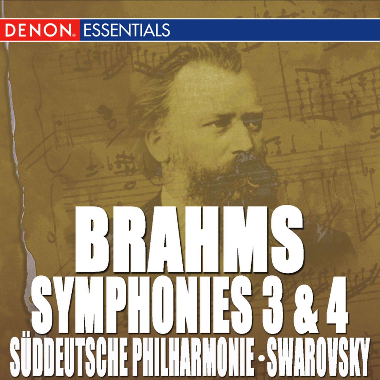 Brahms: Symphony Nos. 3 & 4