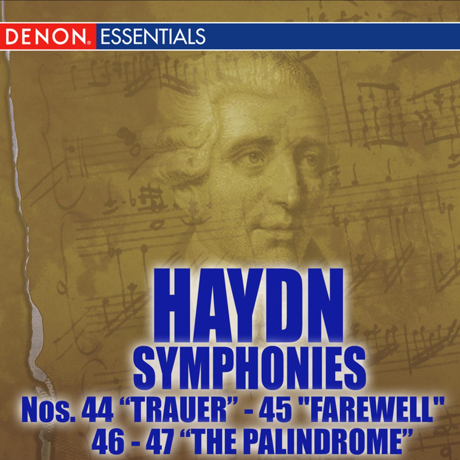 Haydn Symphony No. 47 in G Major "The Palindrome": IV. Presto assai