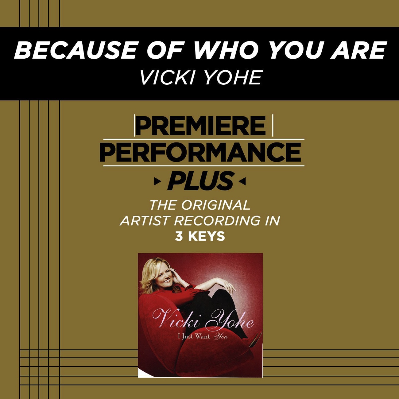 Because Of Who You Are (Medium Key Performance Track With Background Vocals)