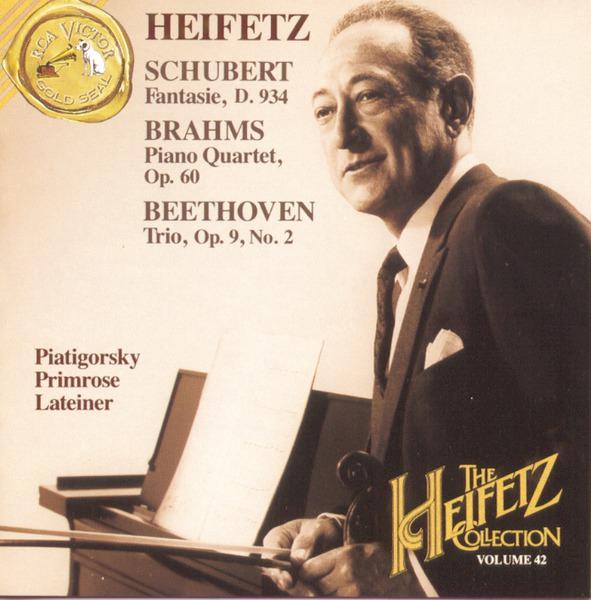 The Heifetz Collection Vol. 42 - Schubert, Brahms, Beethoven