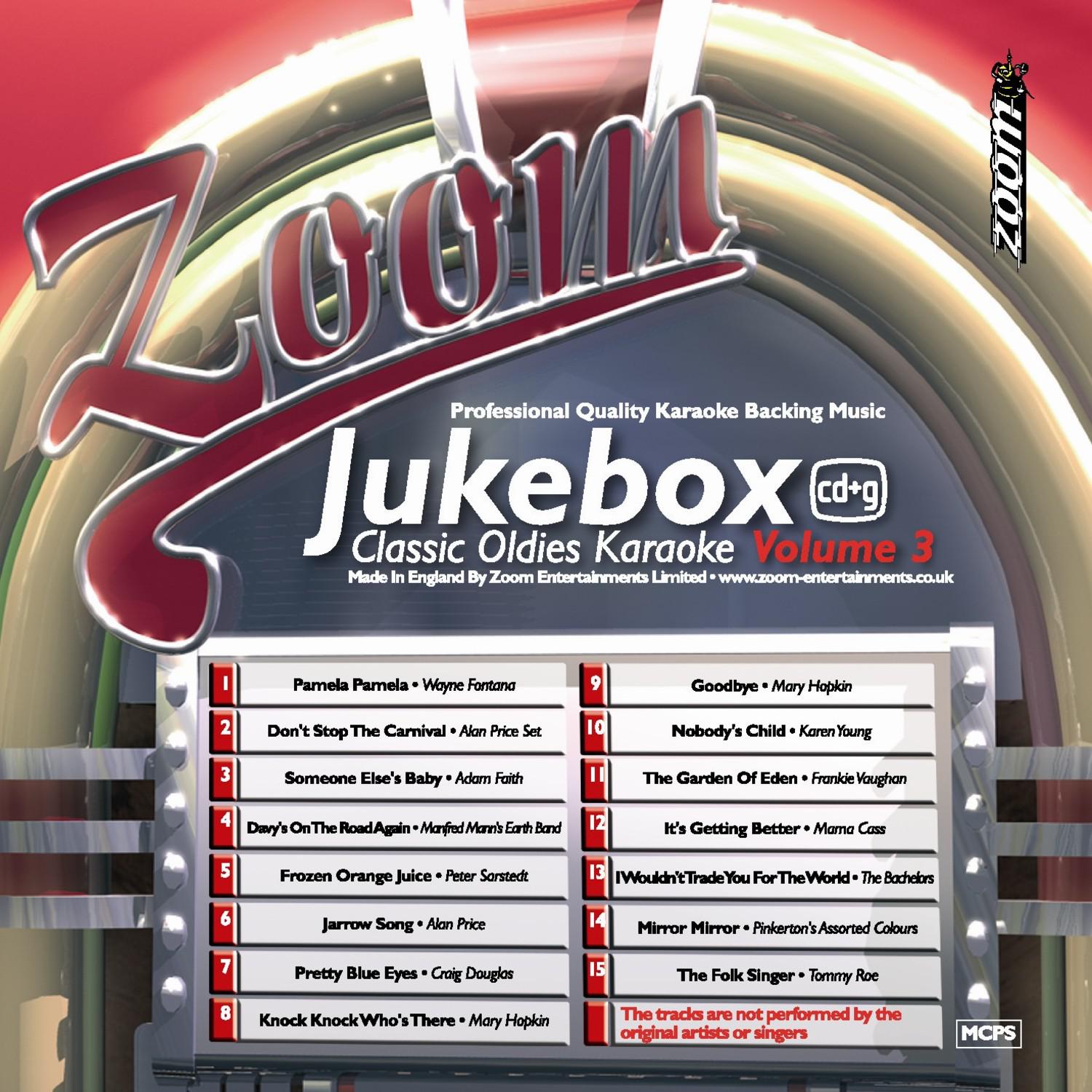 Zoom Karaoke Jukebox Oldies 3