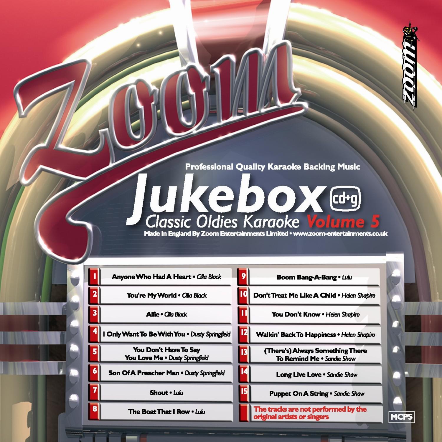 Zoom Karaoke Jukebox Oldies 5