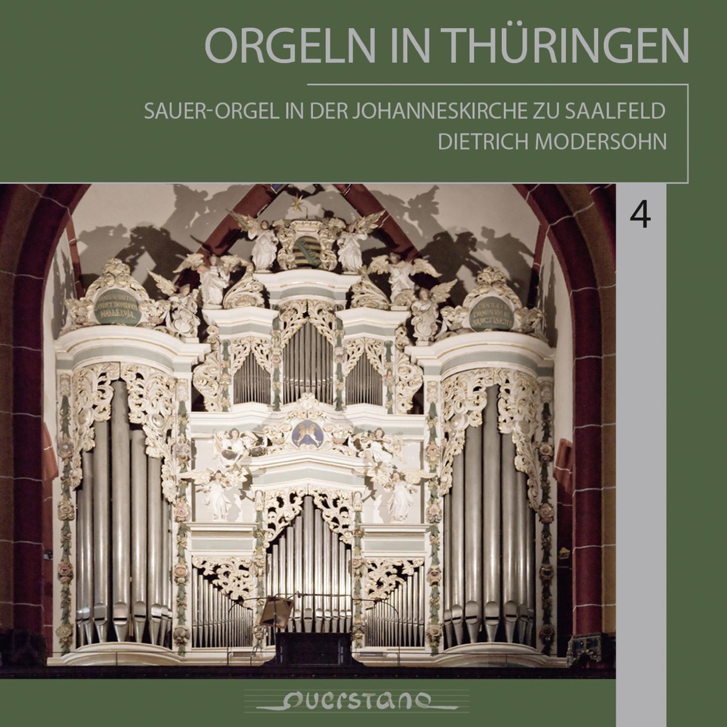 Orgeln in Thü ringen SauerOrgel in der Johanneskirche zu Saalfeld