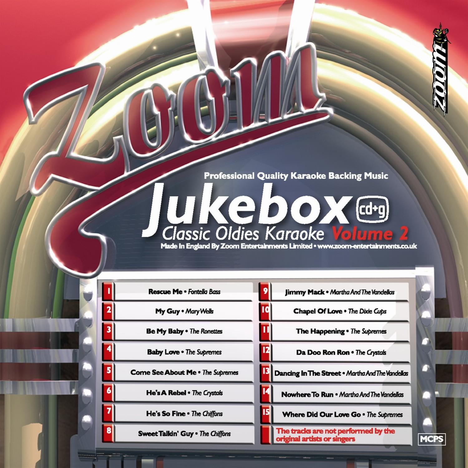 Zoom Karaoke Jukebox Oldies 2