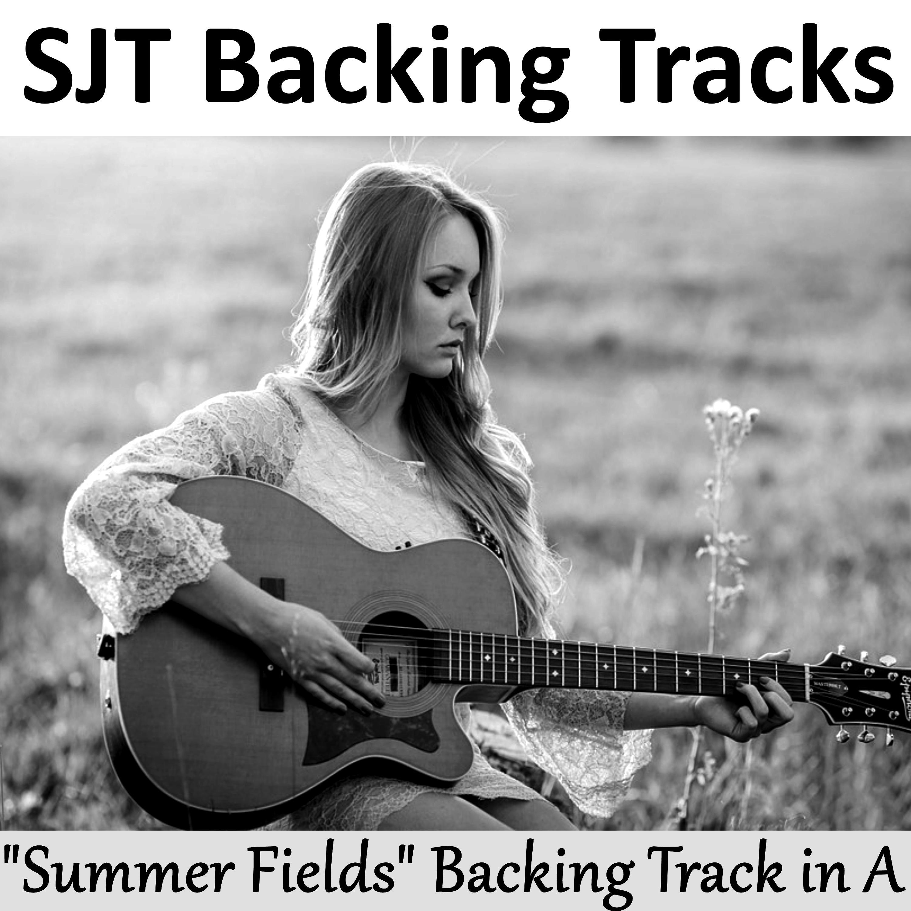 Summer Fields Guitar Backing Track in A Majestic Ballad