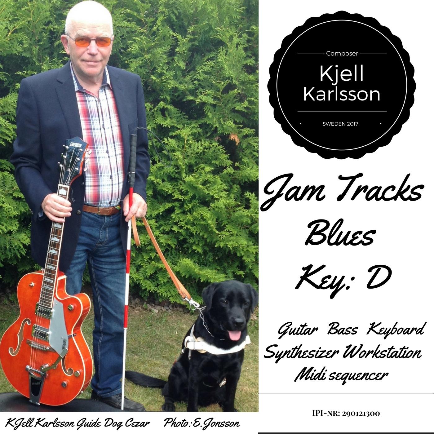 Blues Jamtrack Key D