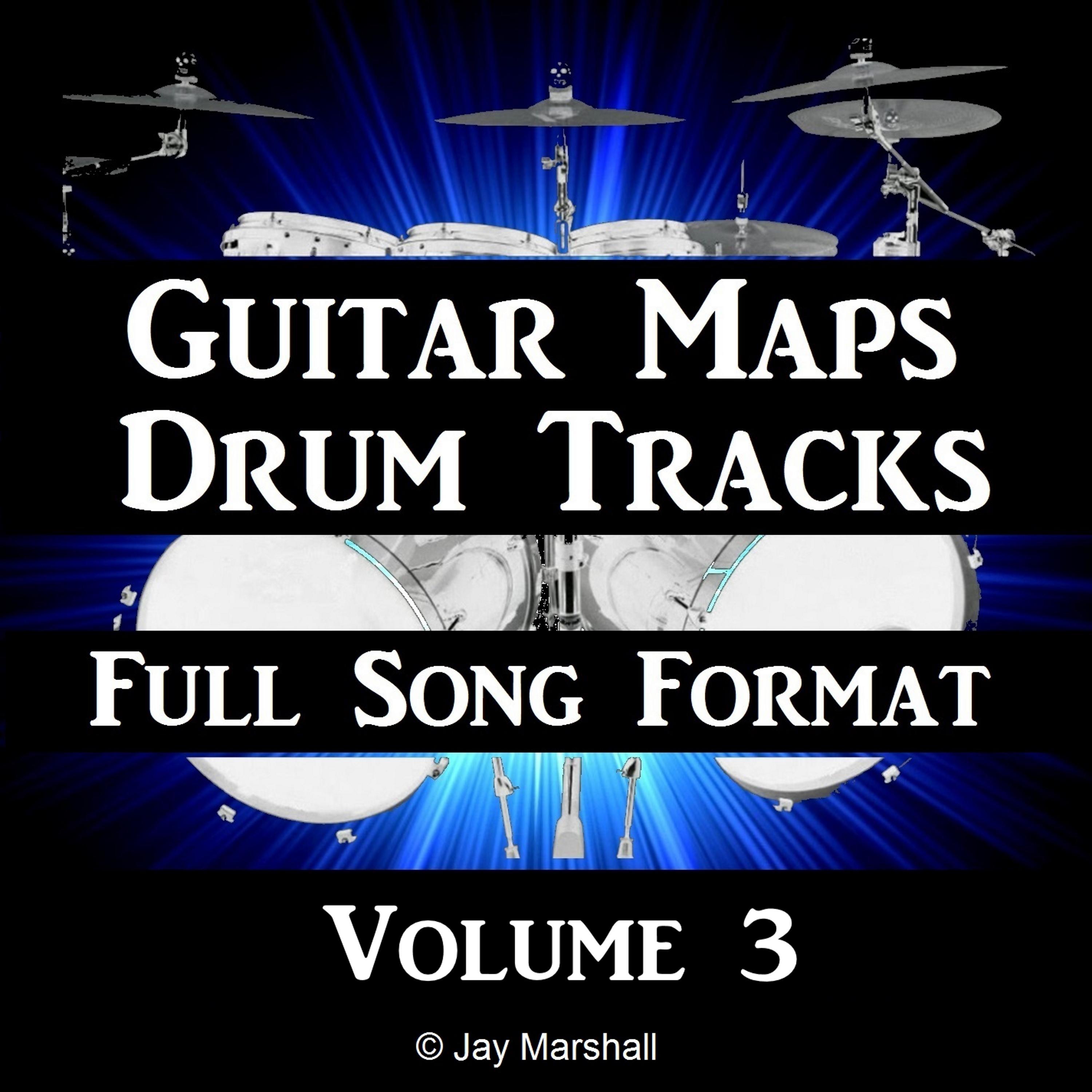 Fast Funk Rock Drum Track 120 BPM Full Song Format