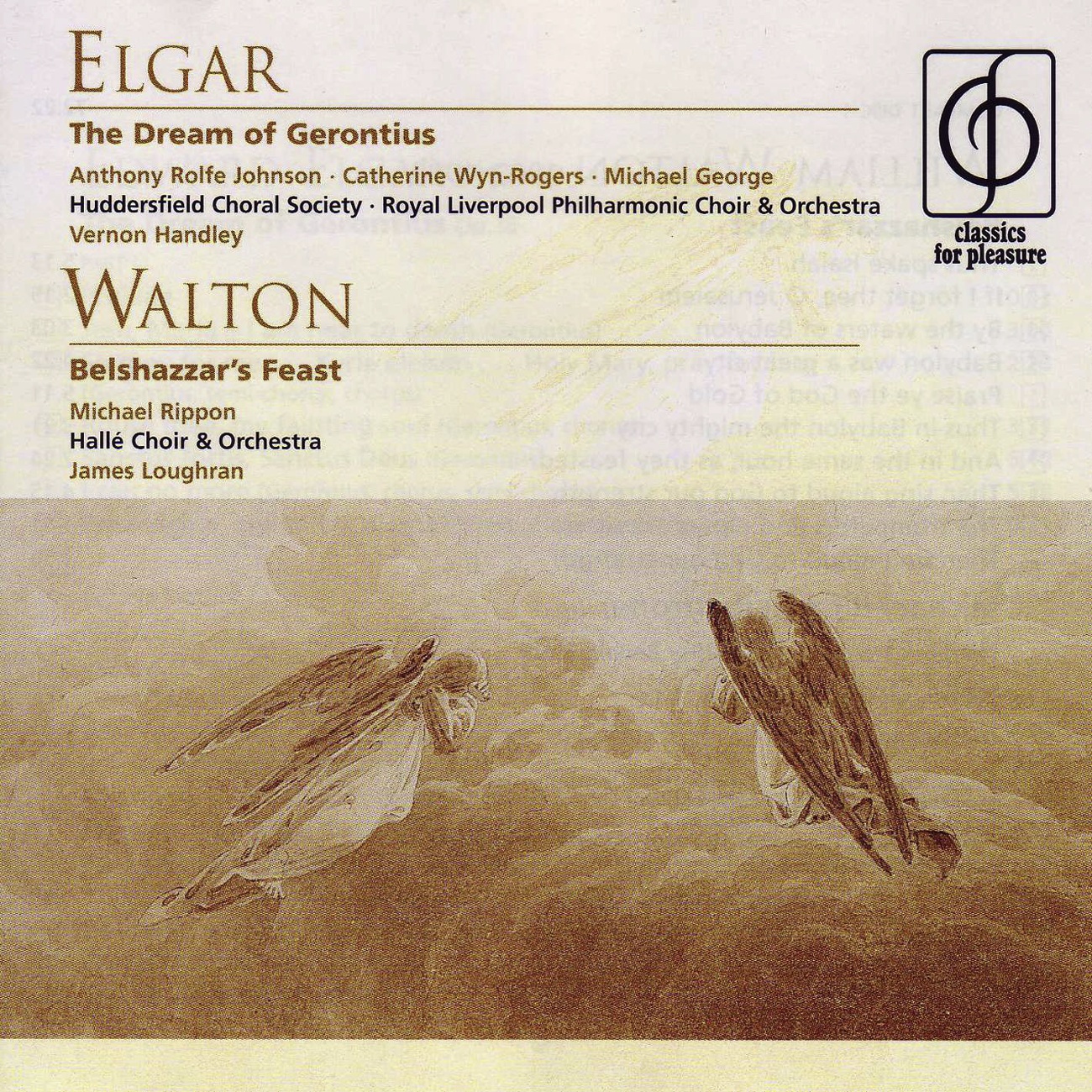 Elgar The Dream of Gerontius . Walton Belshazzar's Feast