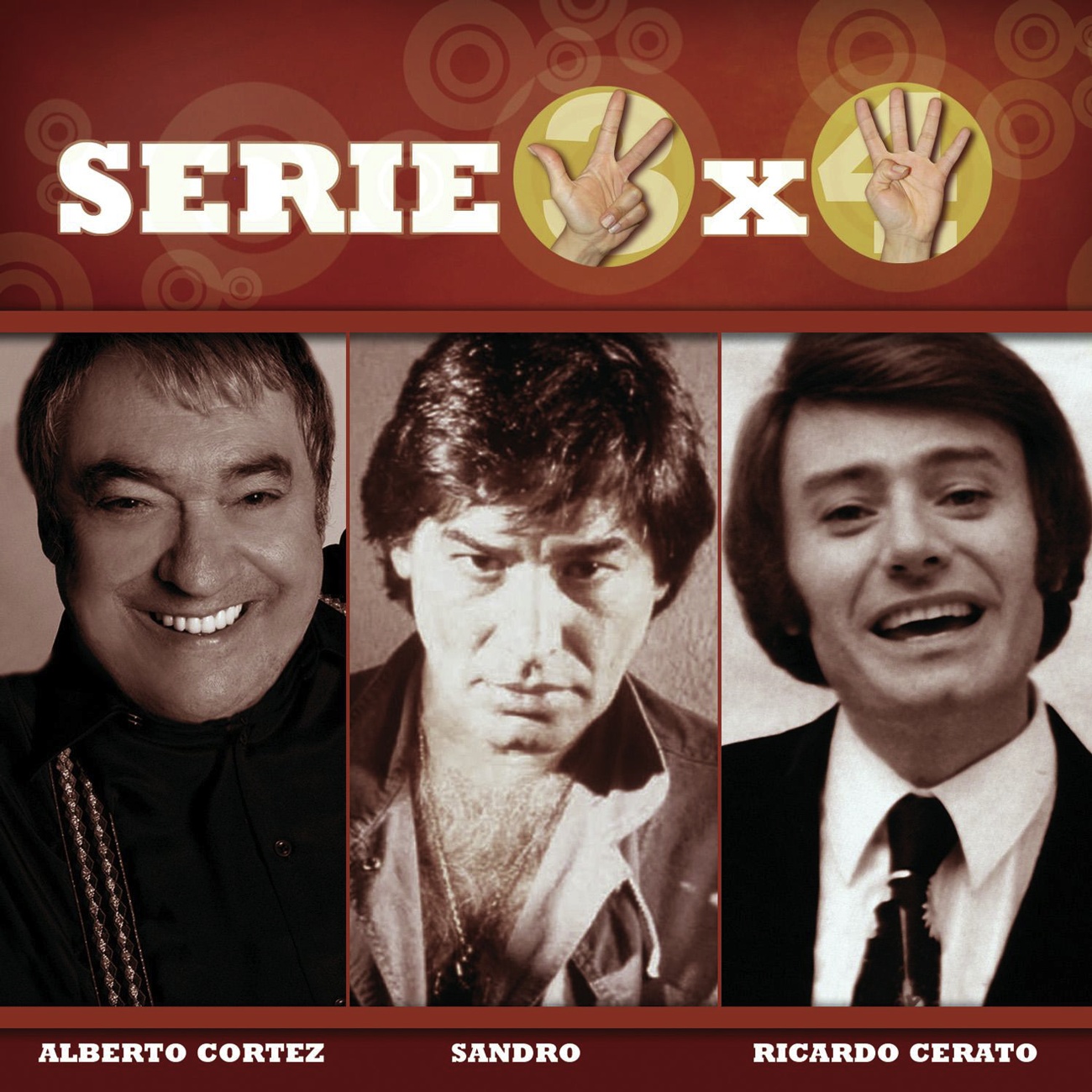 Serie 3x4 (Alberto Cortez, Sandro, Ricardo Ceratto)