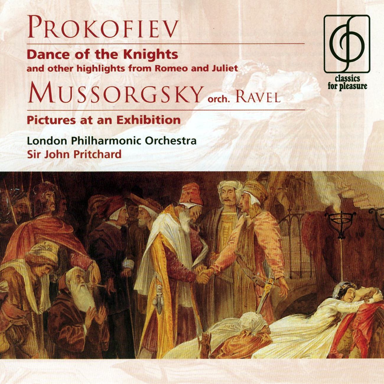 Prokofiev Dance of the Knights and other highlights from Romeo and Juliet; Mussorgsky Pictures at an Exhibition