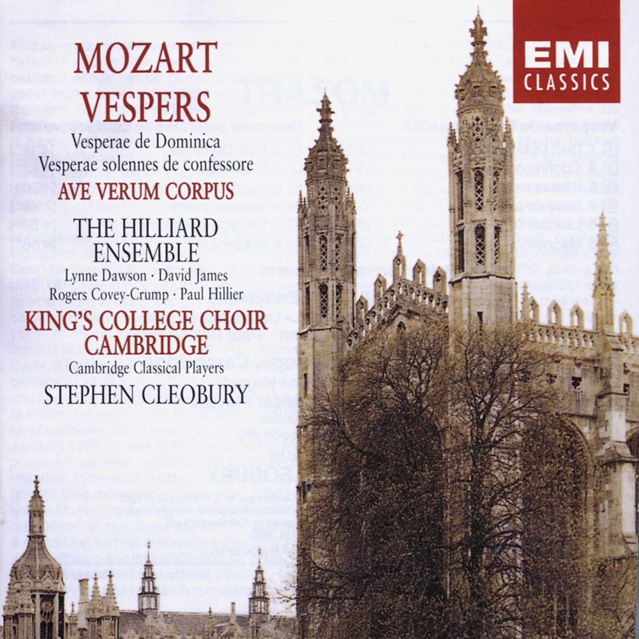Verspers/ Ave Verum Corpus - Mozart