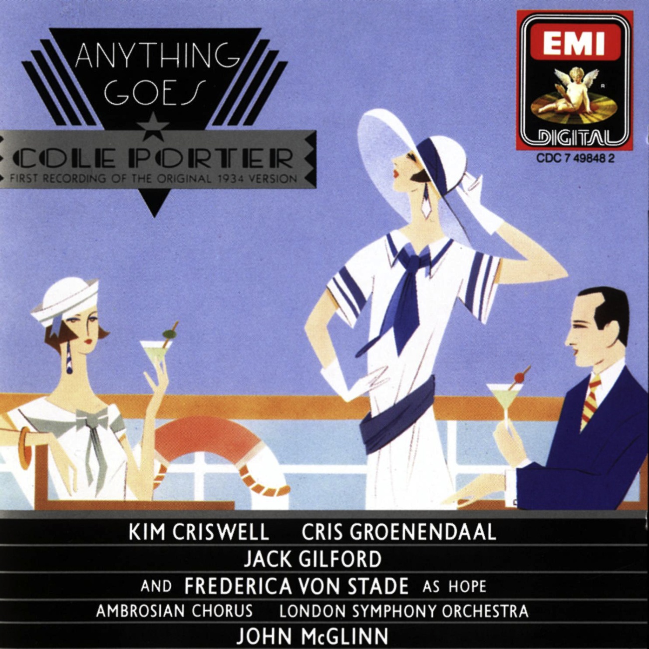 Anything Goes (original 1934 version), Act I: Bon voyage (Boys, Girls)