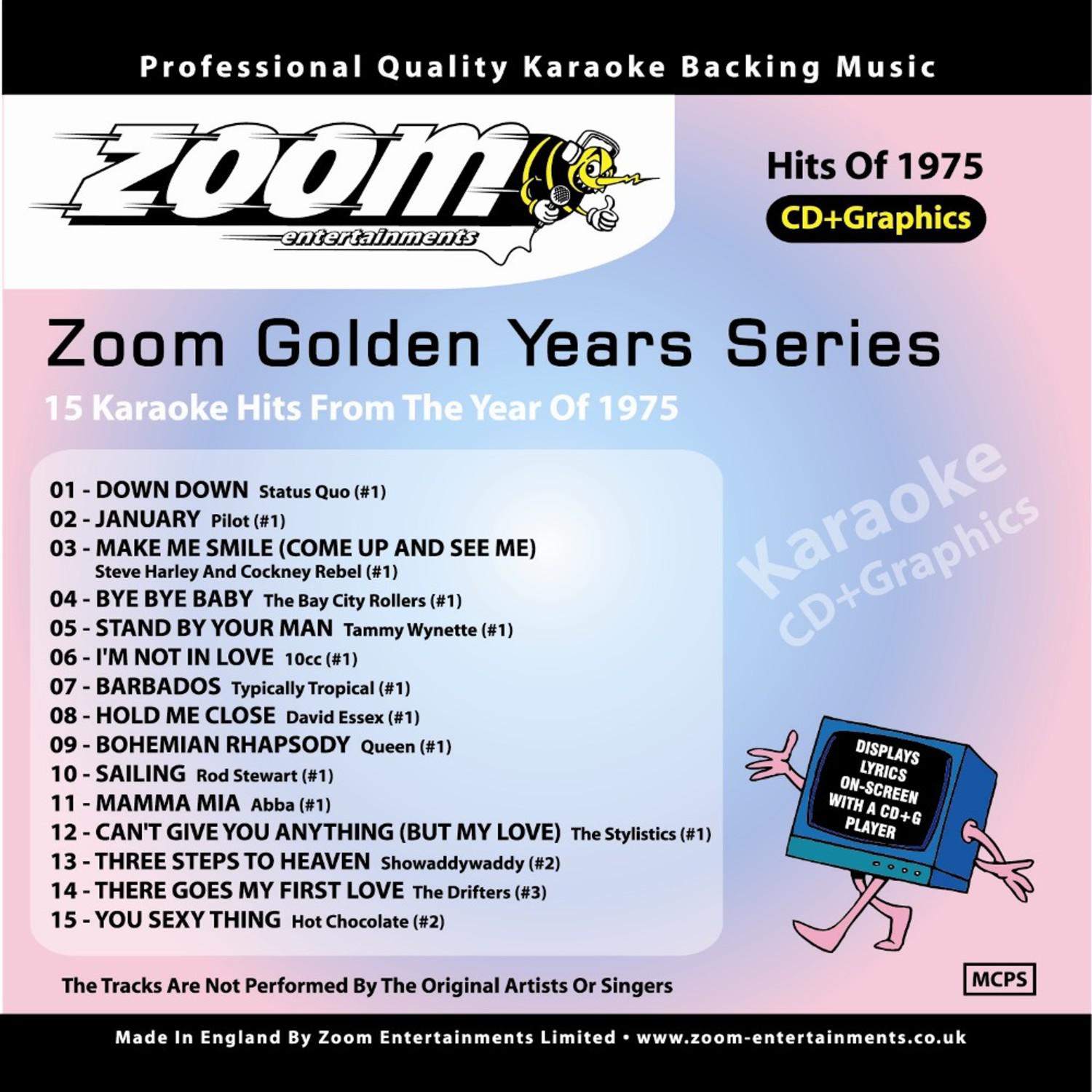 Zoom Karaoke Golden Years 1975