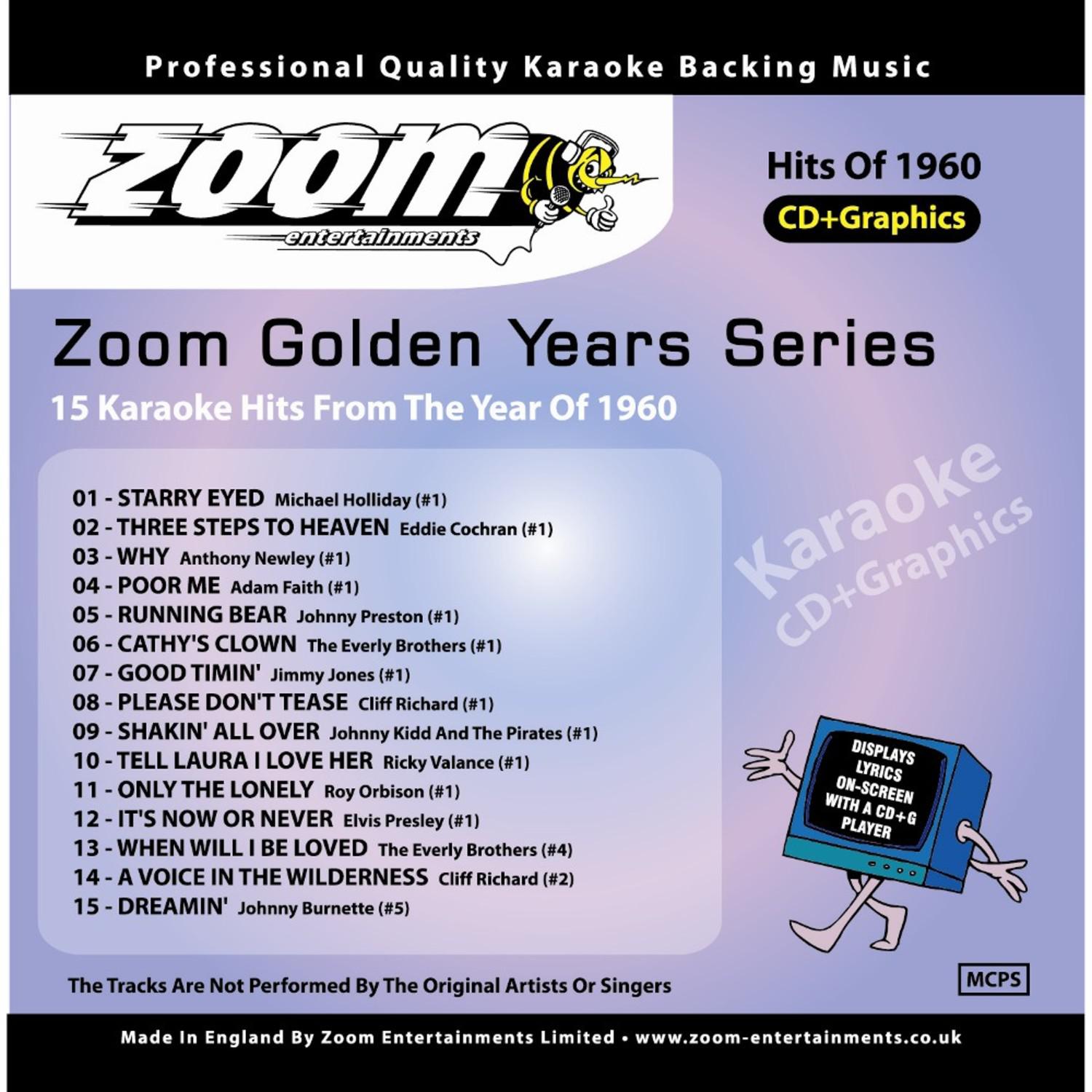 Zoom Karaoke Golden Years 1960