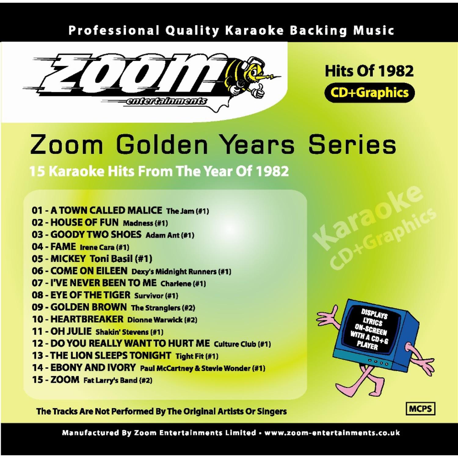 Zoom Karaoke Golden Years 1982