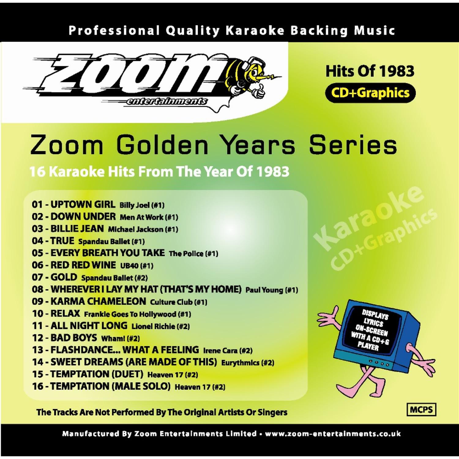 Zoom Karaoke Golden Years 1983