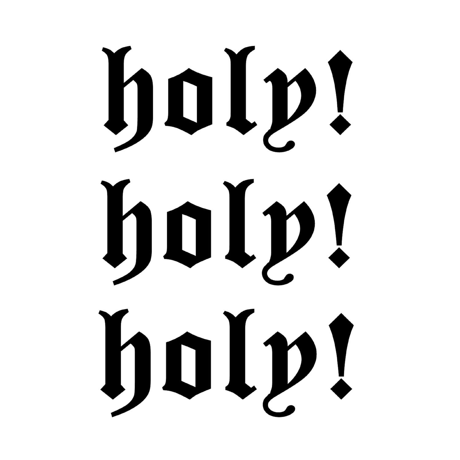 A&A's Holy! Holy! Holy!