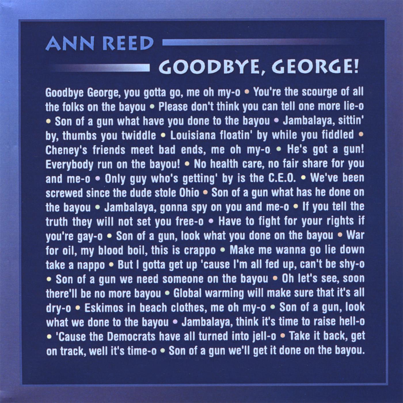 Goodbye, George