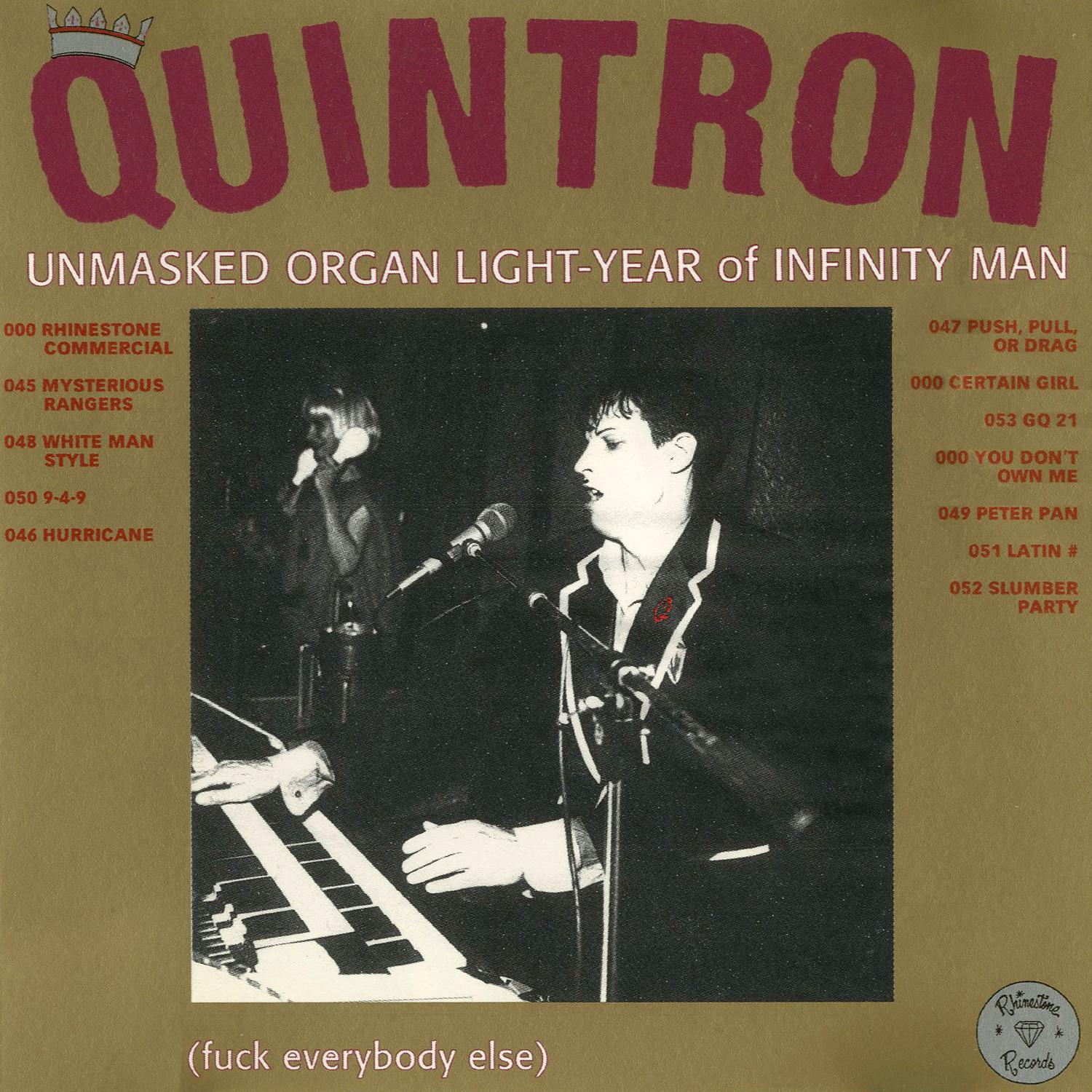 The Unmasked Organ Light-Year of Infinity Man (**** Everybody Else)
